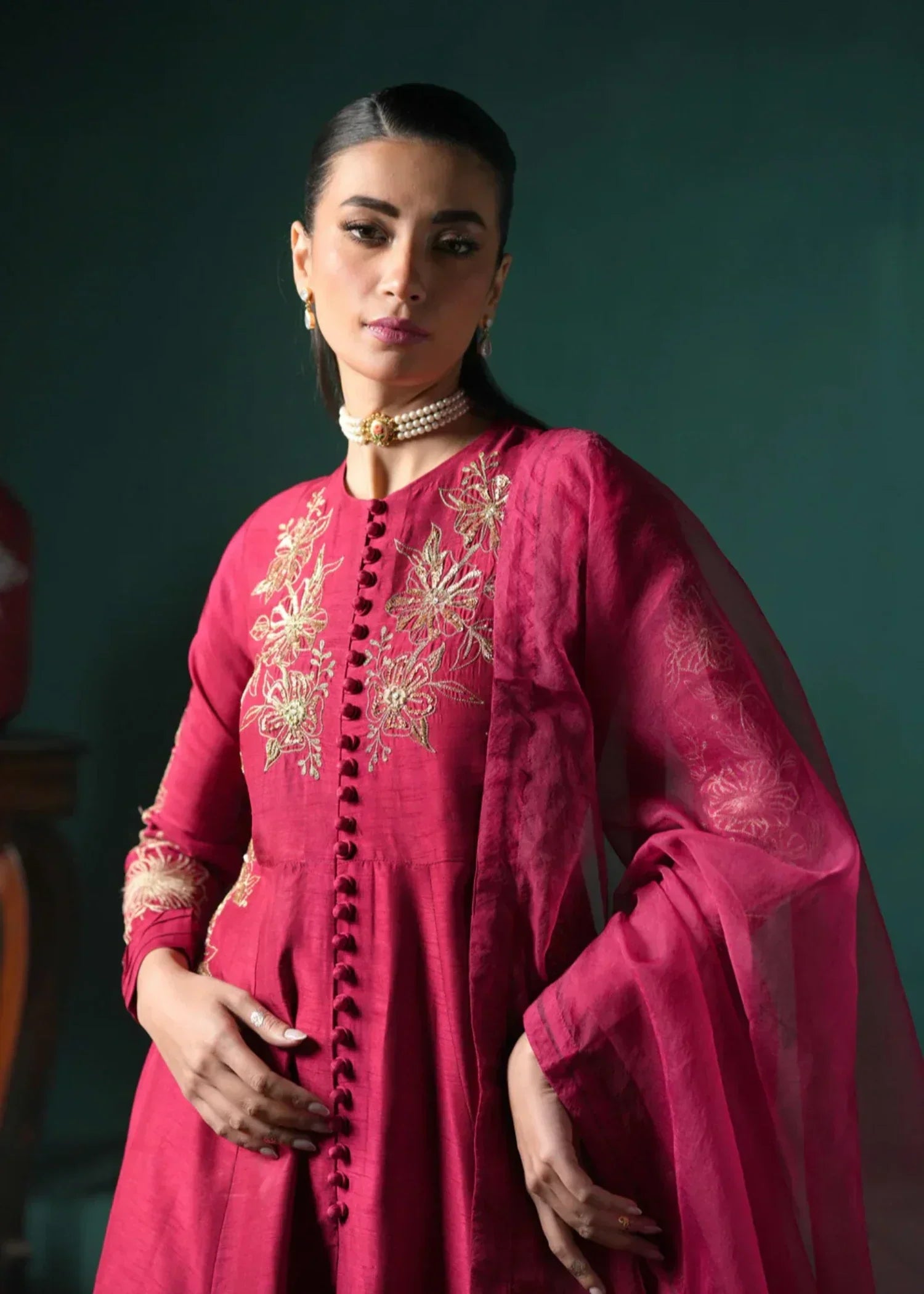 Jahaan Claret Women 3pcs