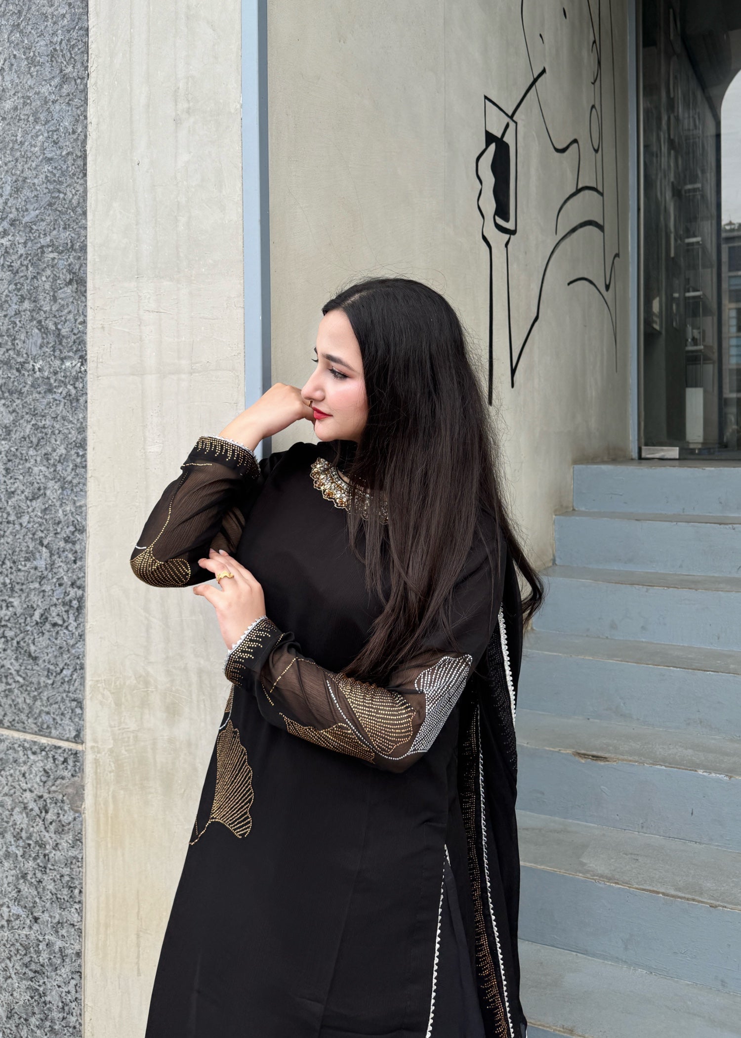 Suits By Sadia BLACK STONE Women 3pcs