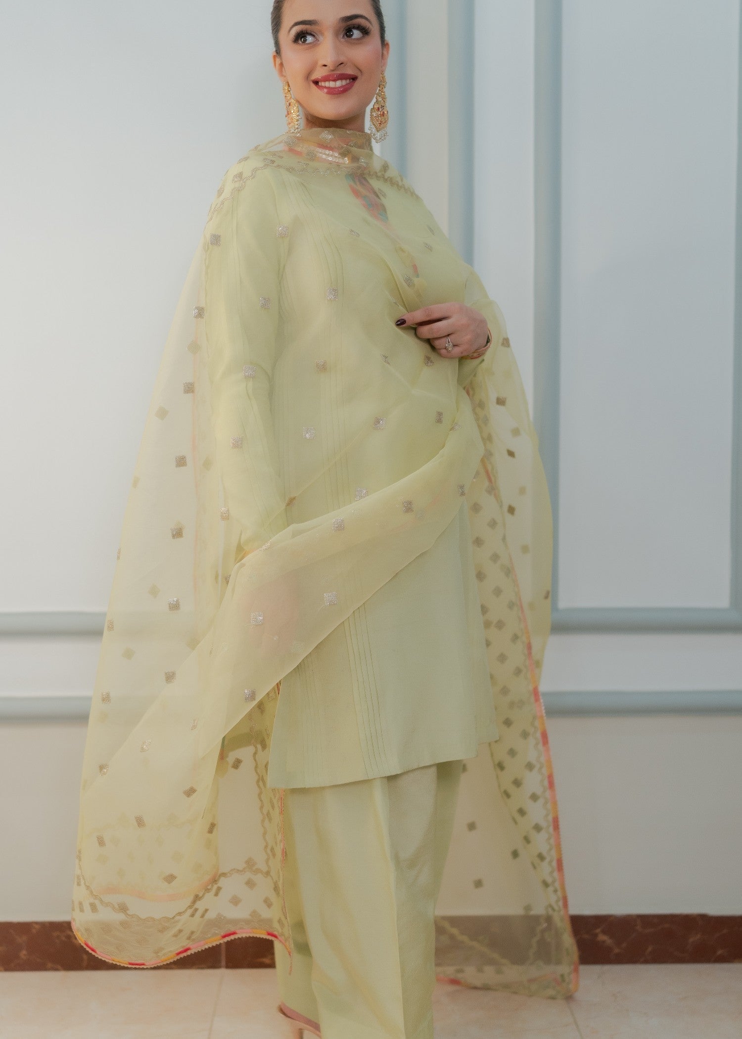 Fozia Khalid Pistachio Women 3pcs