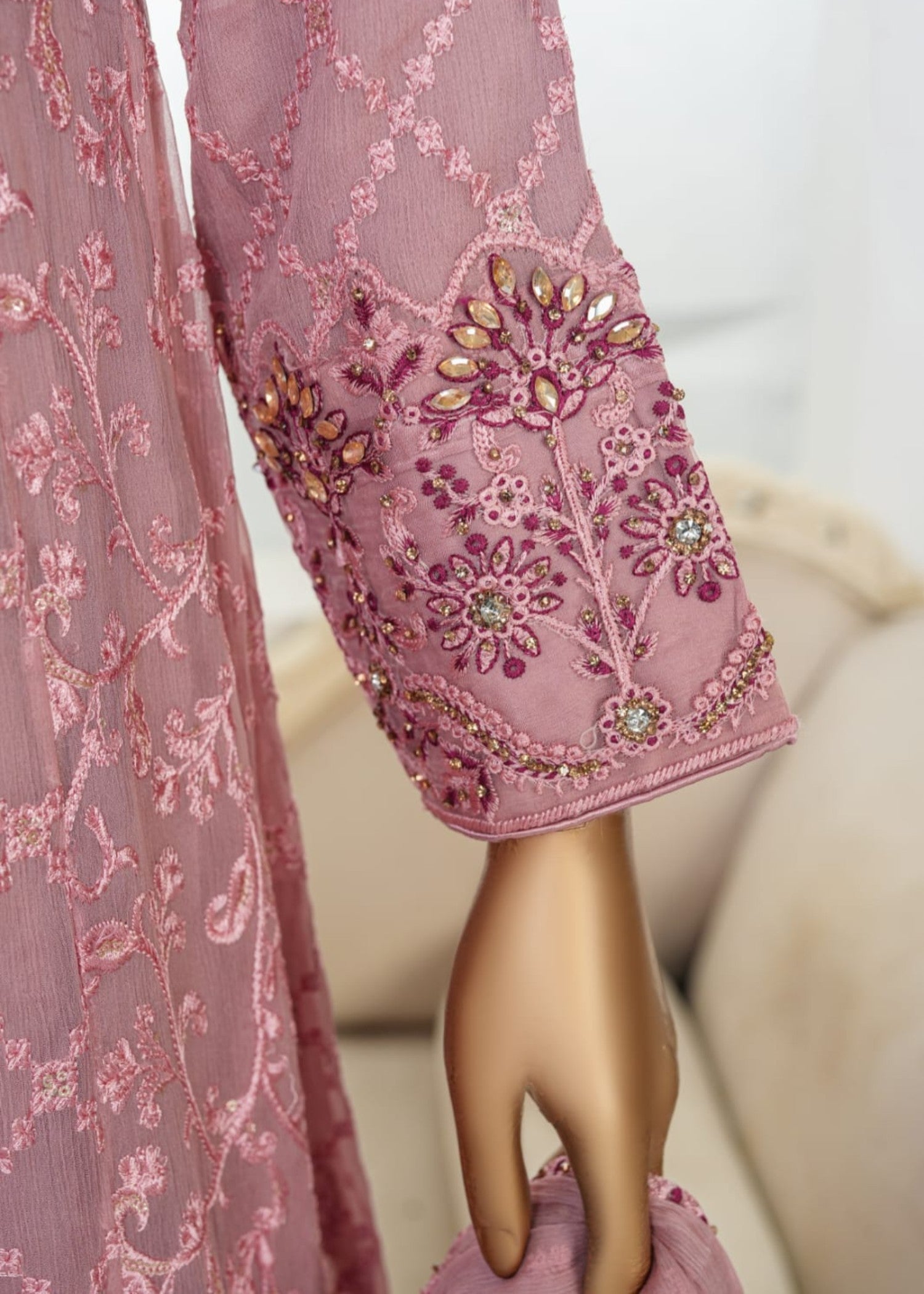 Ahmed Creations KINZA TEA PINK Women 3pcs