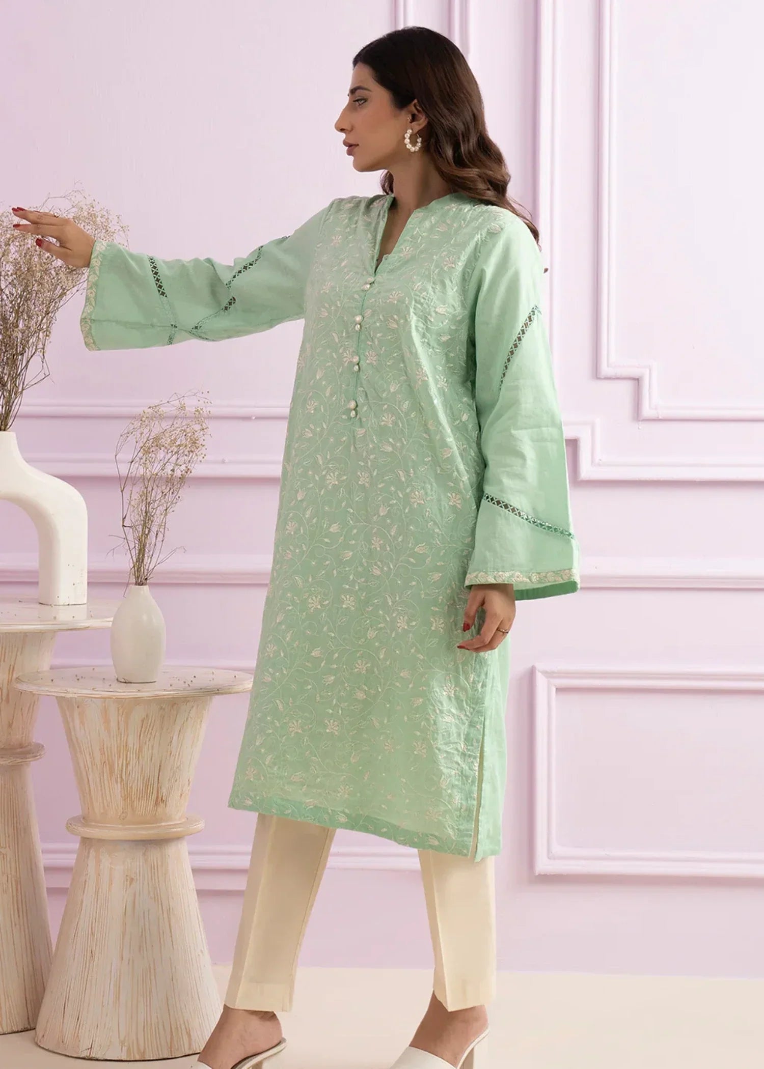 Zellbury WPS2512518 Mint Green Women 1pcs