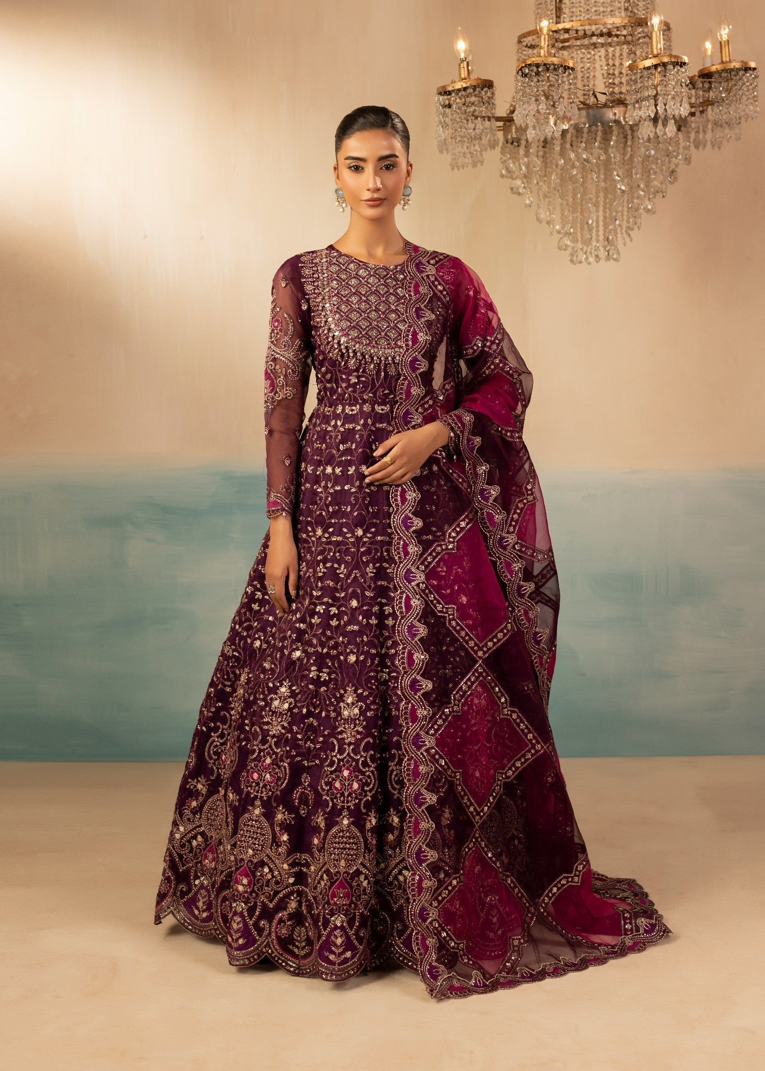 Diara Couture SHAHBANU DF 13 PURPLE Women 3pcs