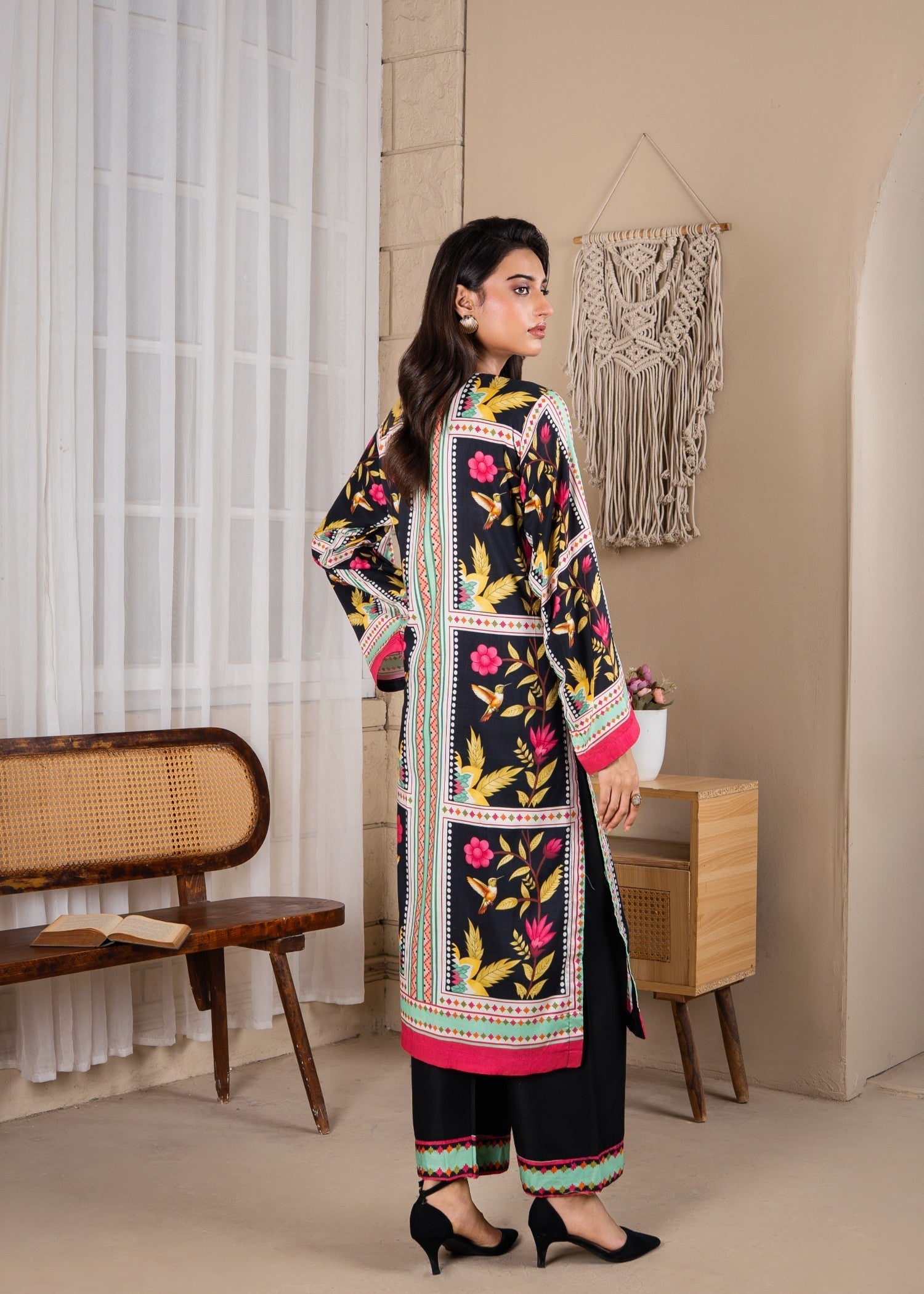 Gulposh Noir Elegence (Digital printed ) Women 2pcs