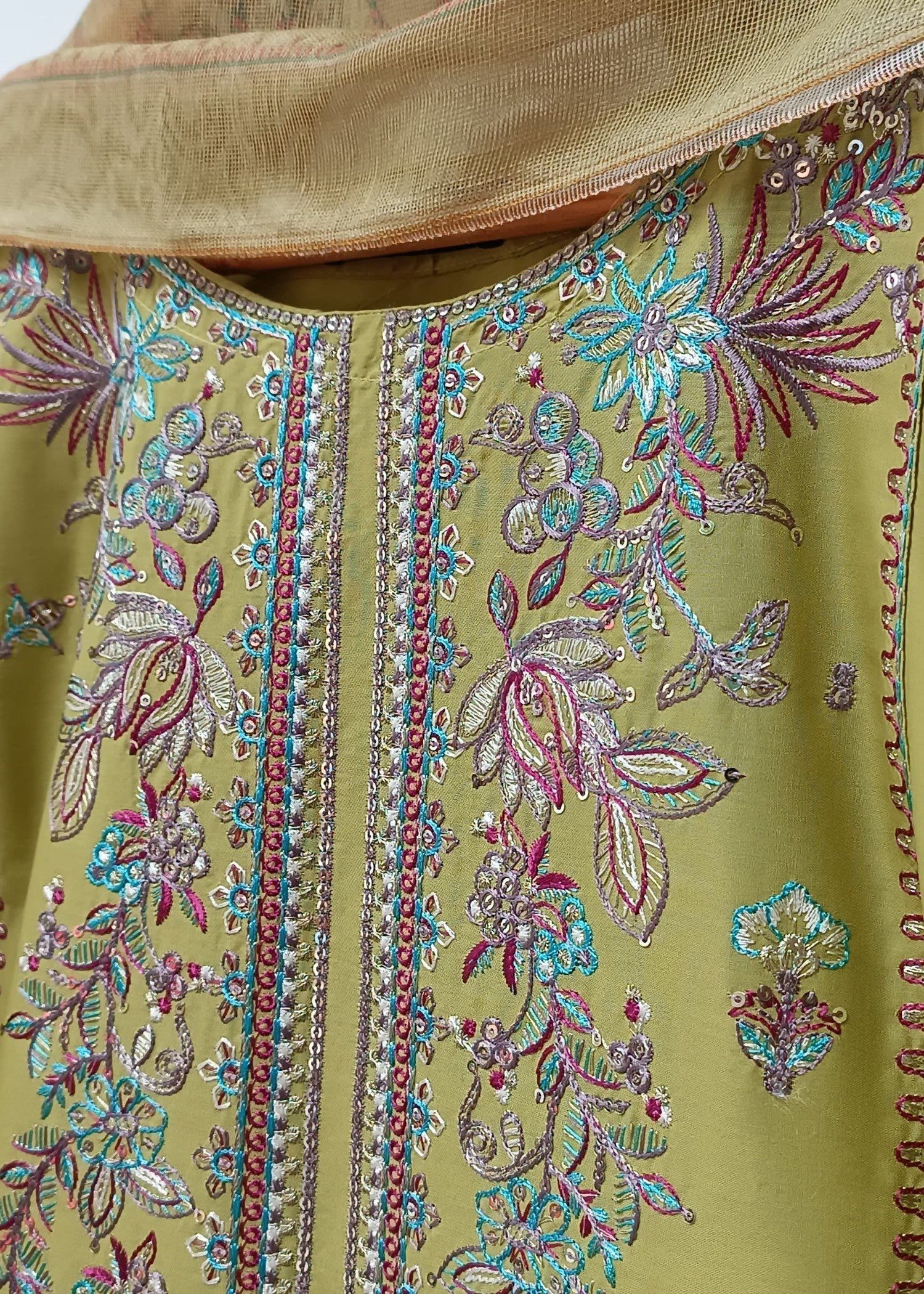 Lubana Store MOJEEB UC OLIVE Women 3pcs