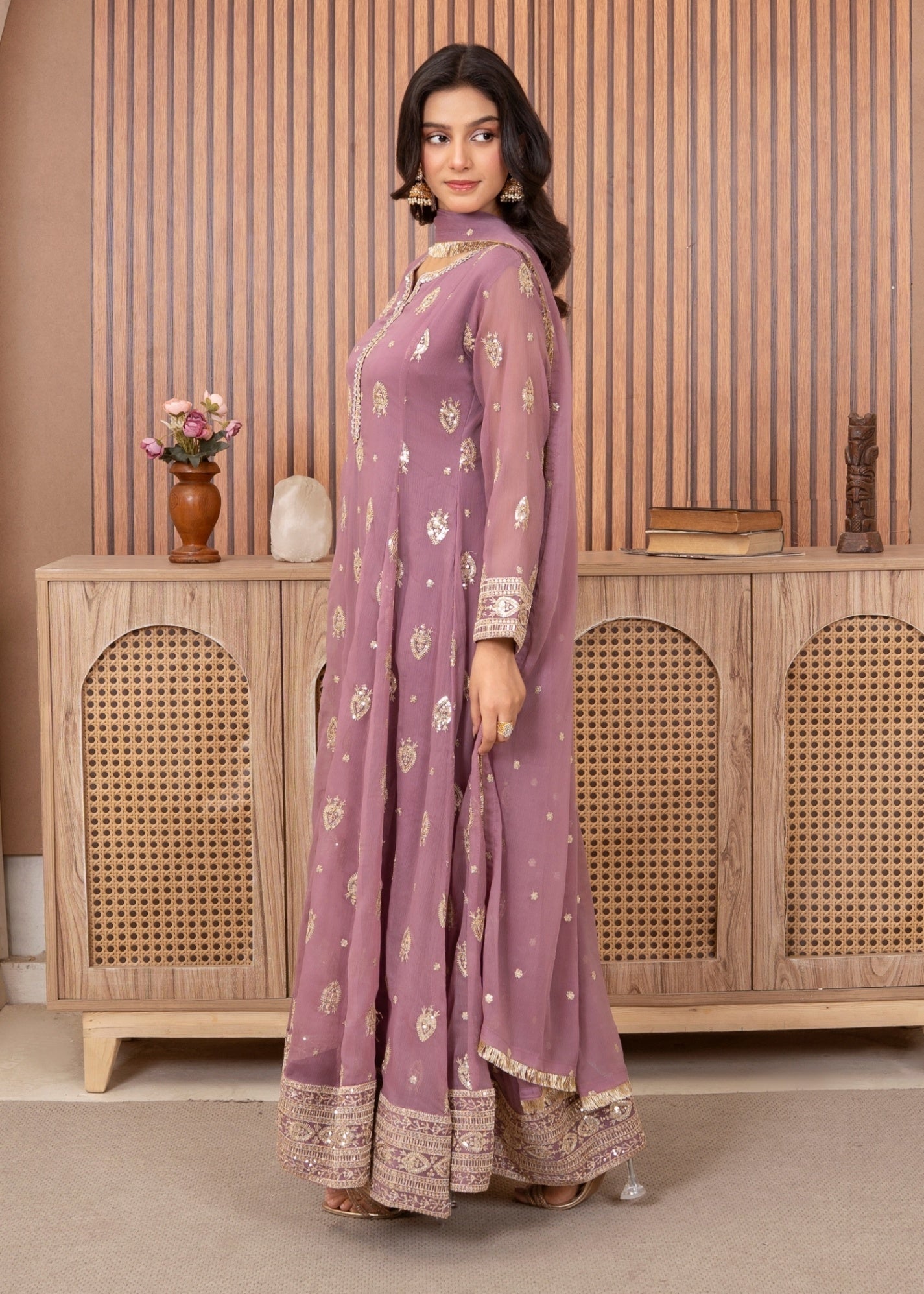 Abaan Zohan Raunak Lilac Women 3pcs