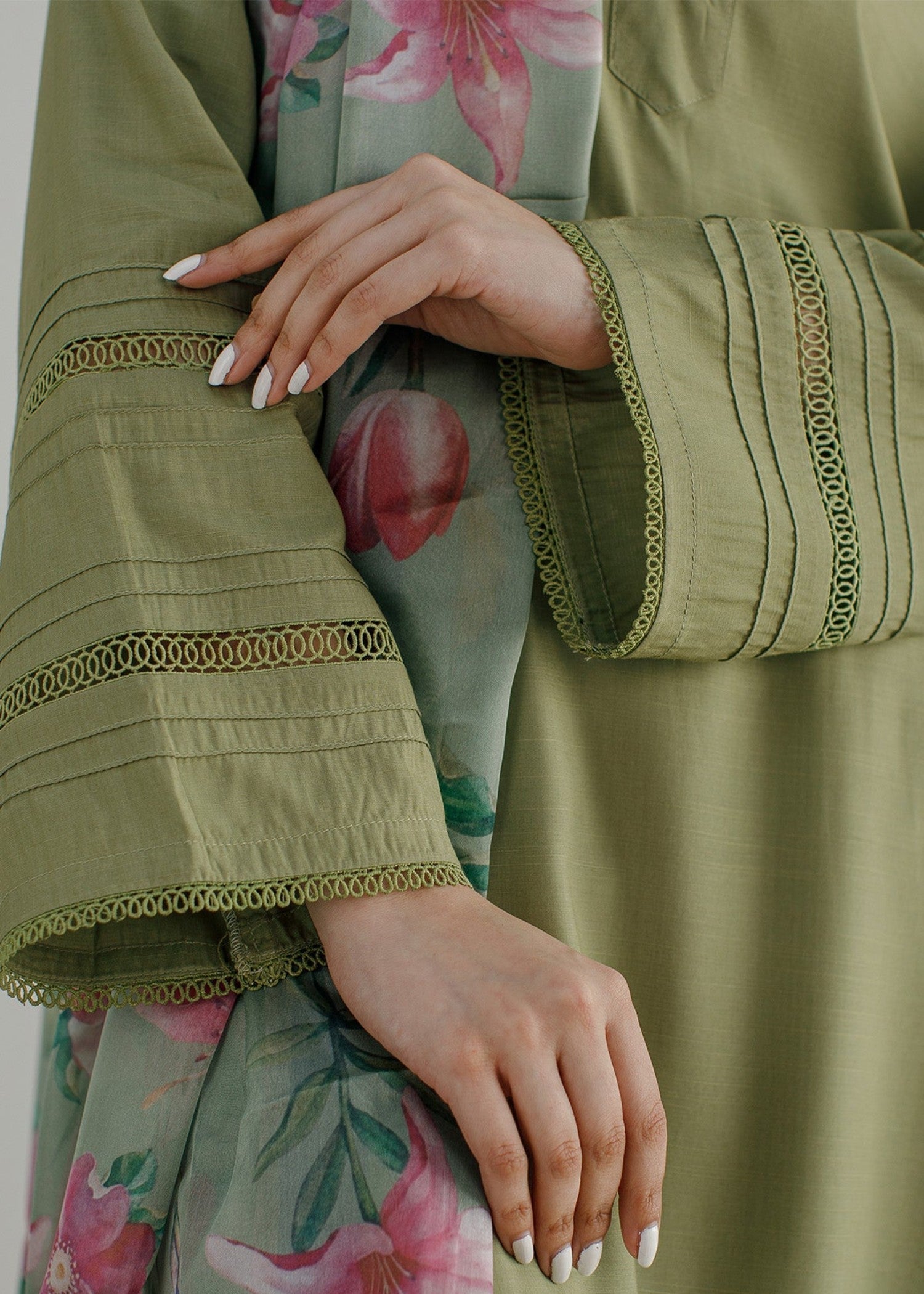 Peach Republic Raw Silk Suit 01 Women 3pcs