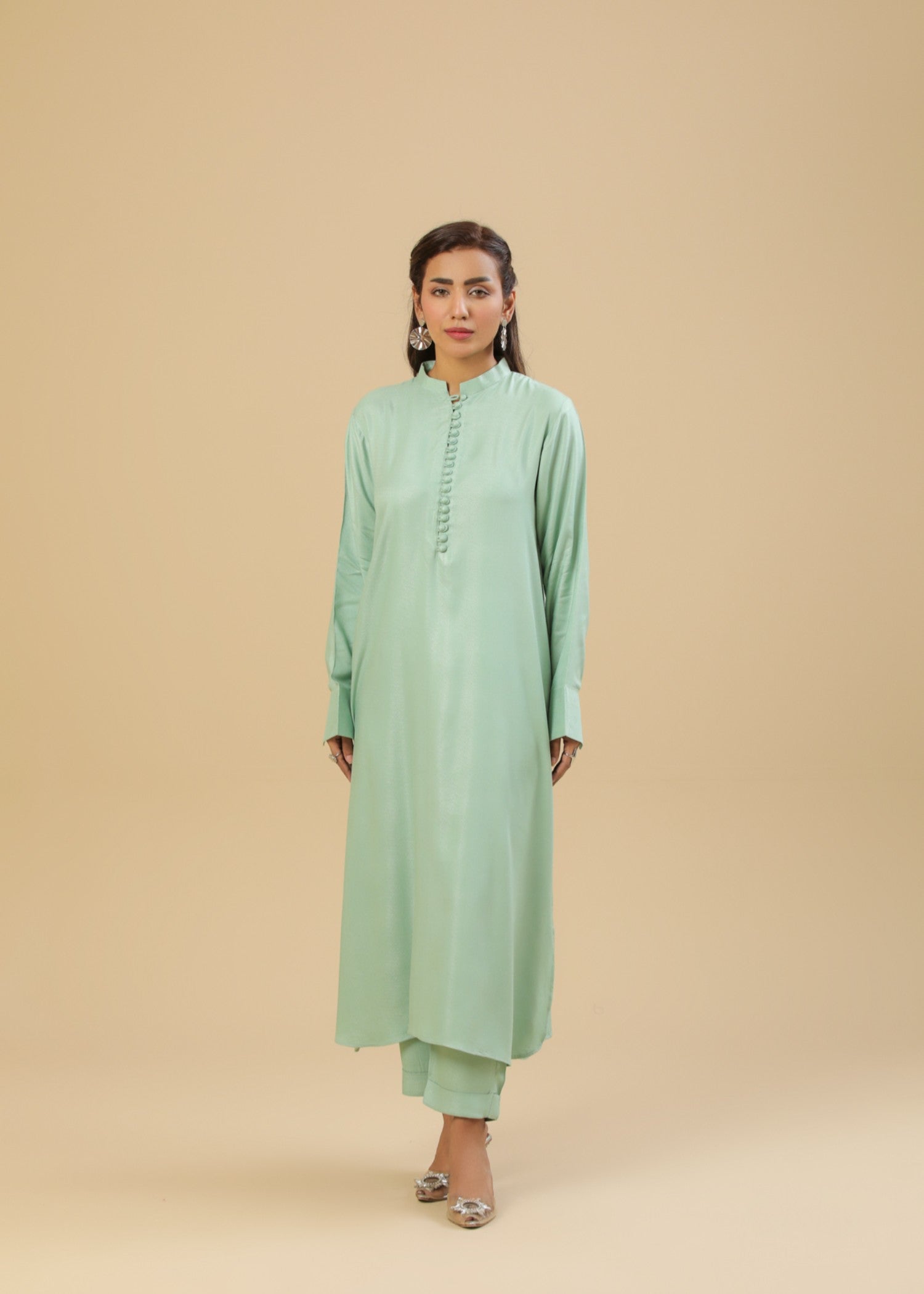 Zenyre Mint Dove Solid Set Women 2pcs