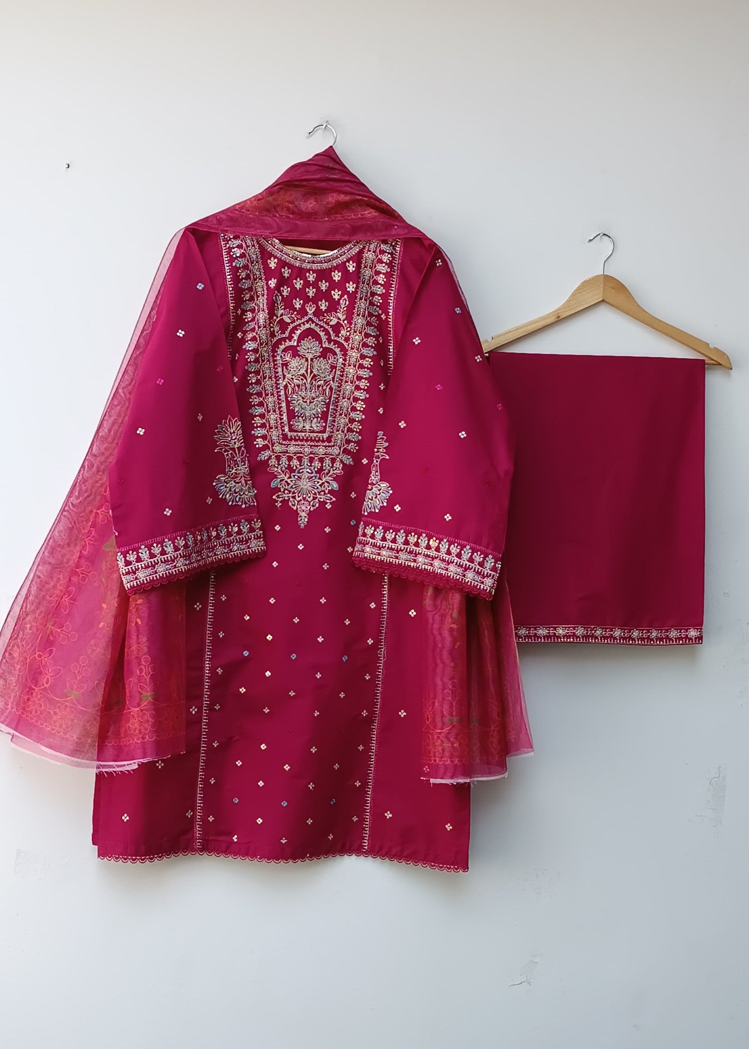 Lubana Store RAHA UC REDDISH PINK Women 3pcs