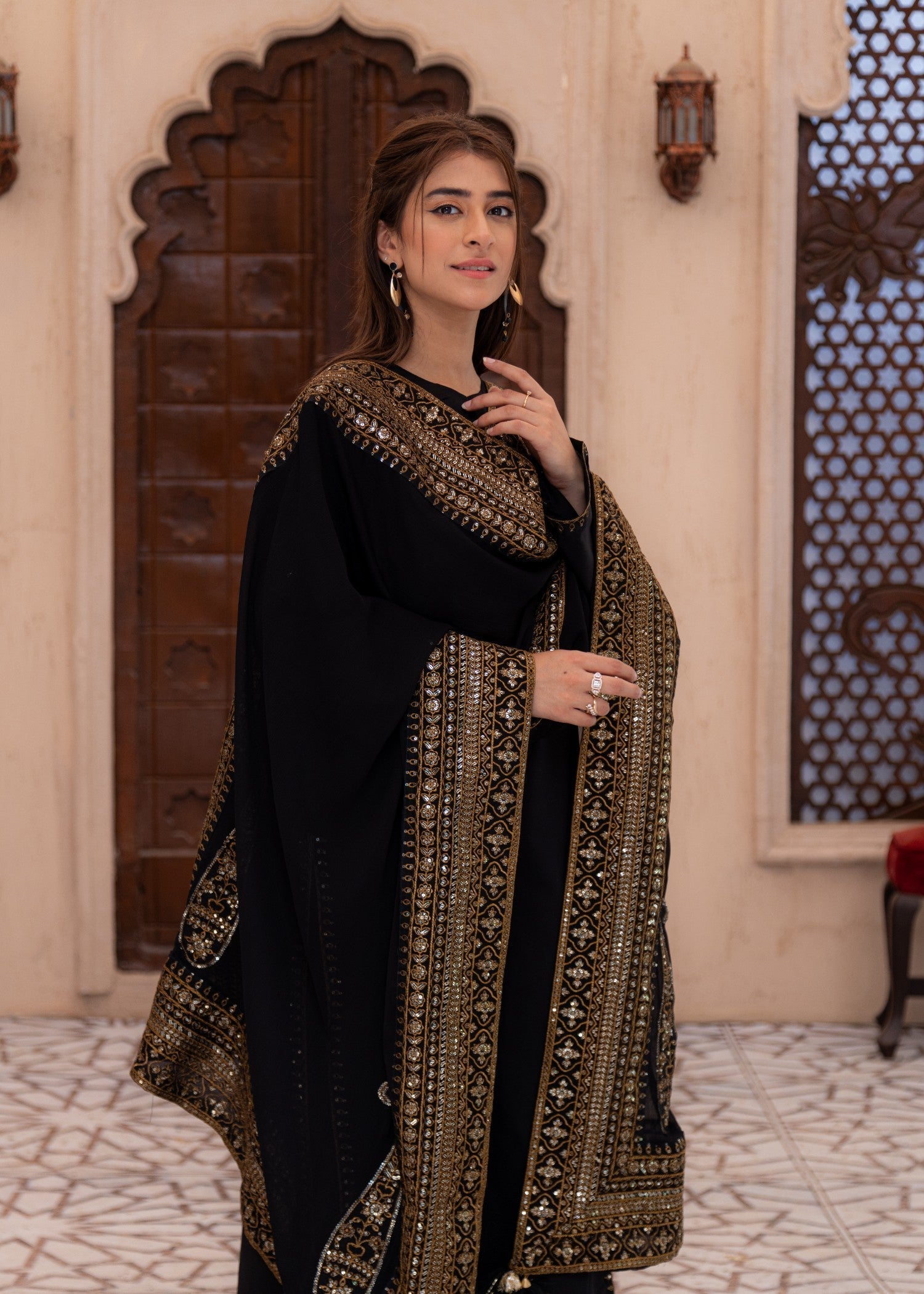 Maharani Official Black Mystique Women 3pcs