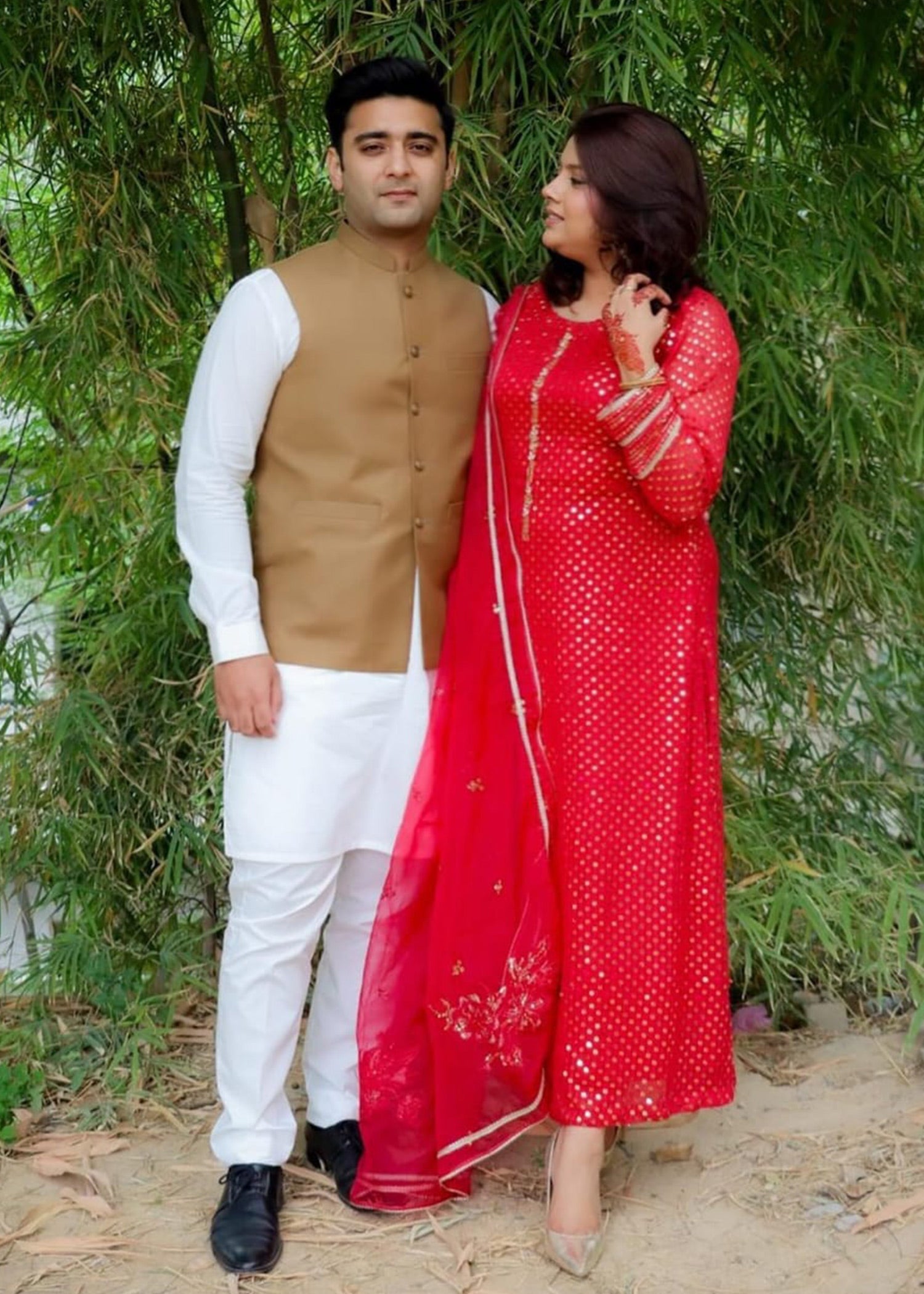 Rang-e-Haya Sifana (Rose red) Women 4pcs