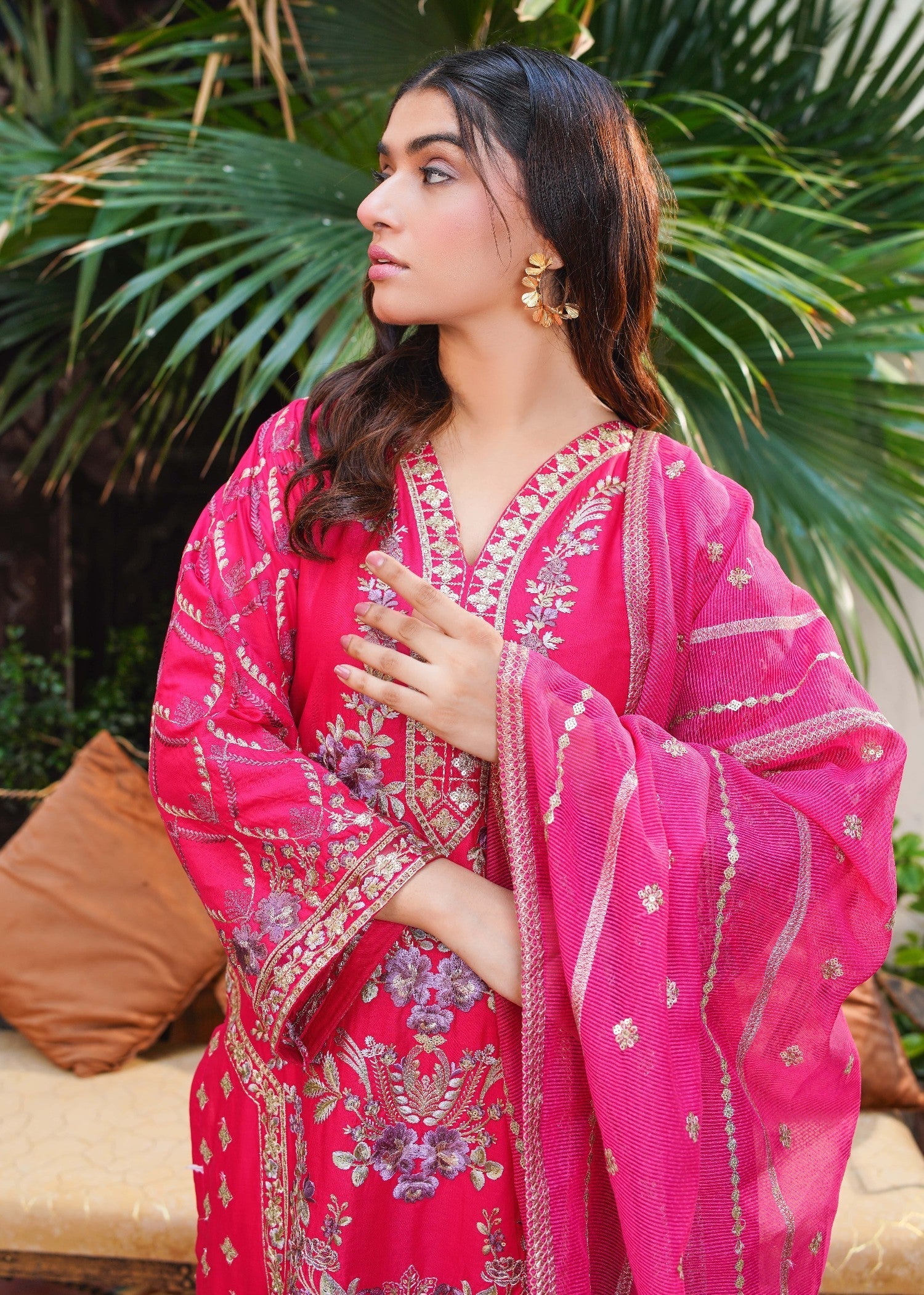 Safdar Embroidery Pure Lawn Embroidered 02 Women 3pcs