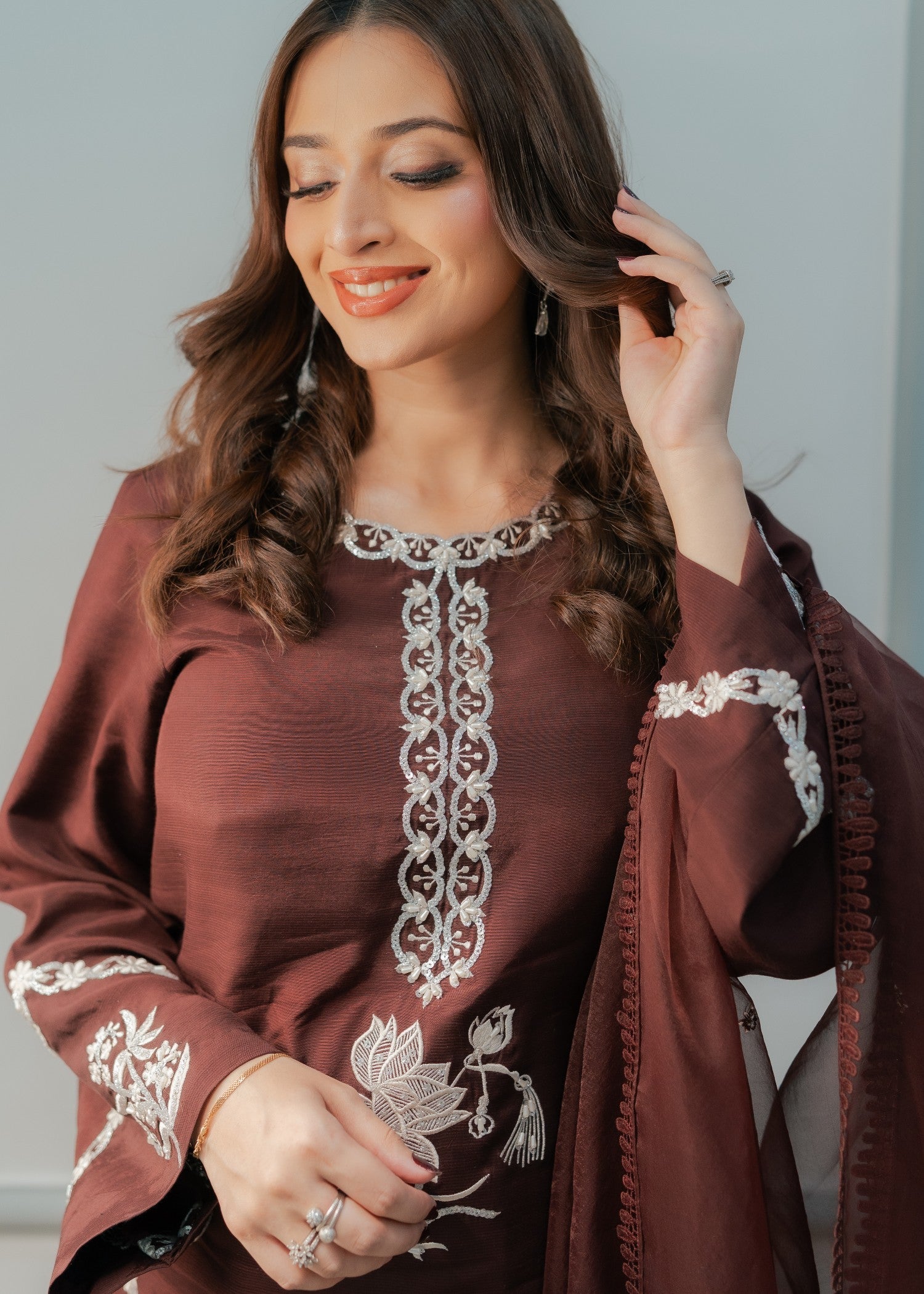 Fozia Khalid Dusk Women 3pcs