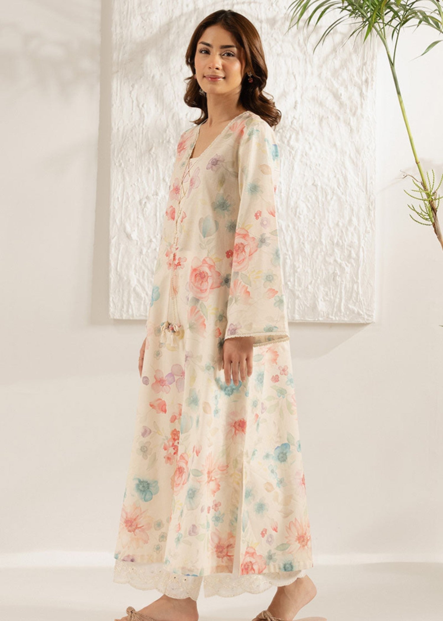 Cross Stitch IVORY TEAL 0125RTWPRTLWN0305 Women 1pcs