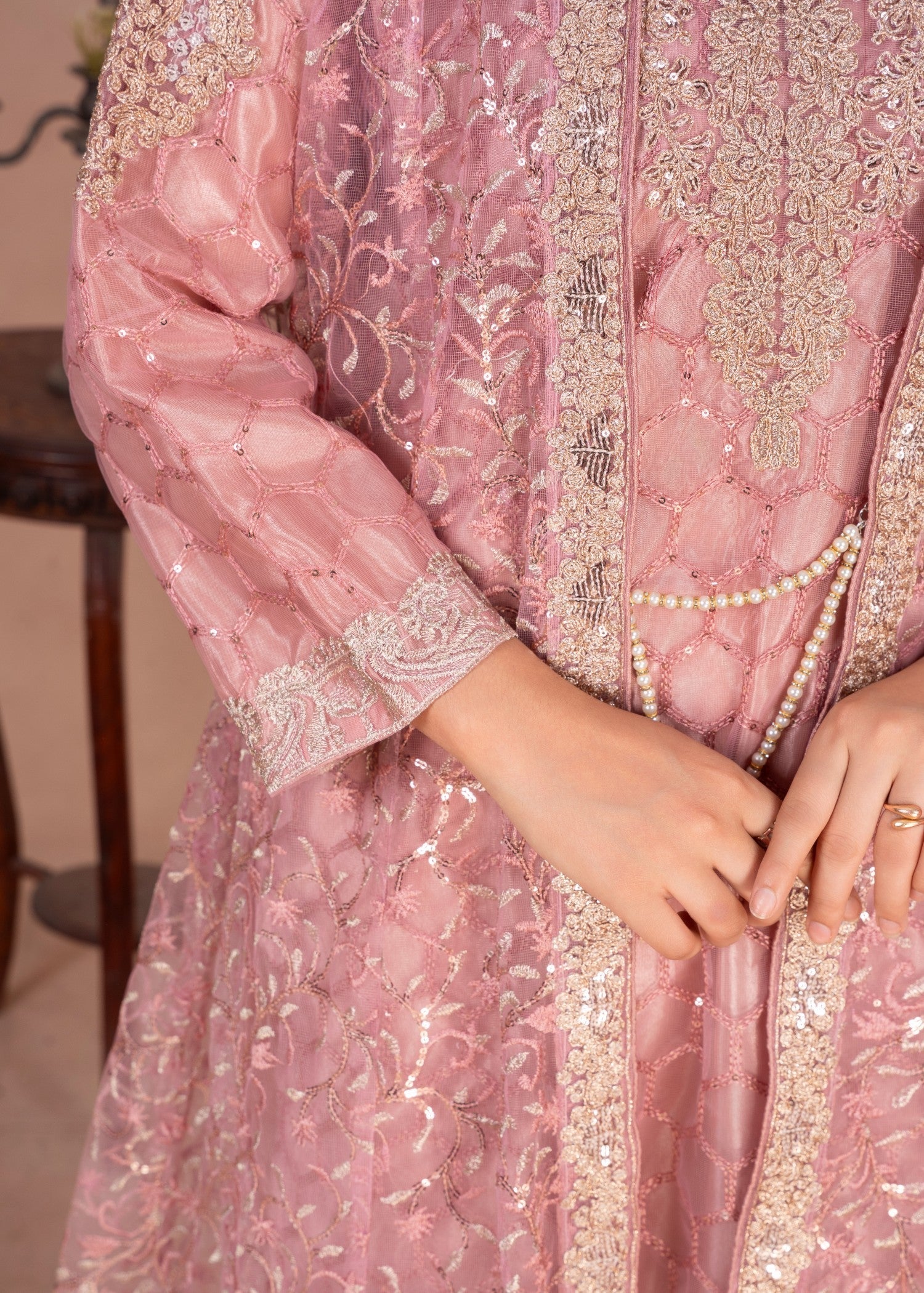 Four Season Boutique MALA GOWN PINK Women 4pcs