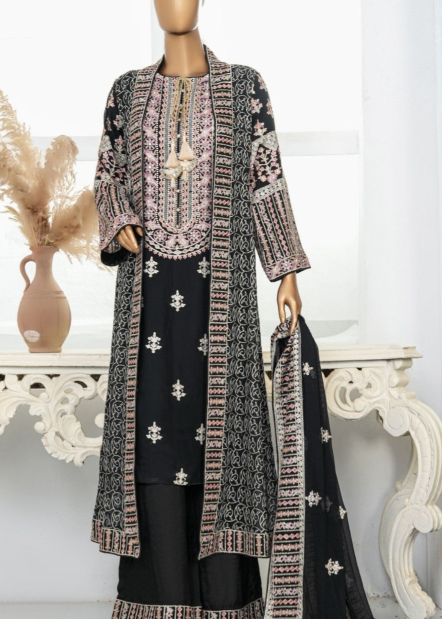 Ahmed Creations GUL BANO Black Women 4pcs
