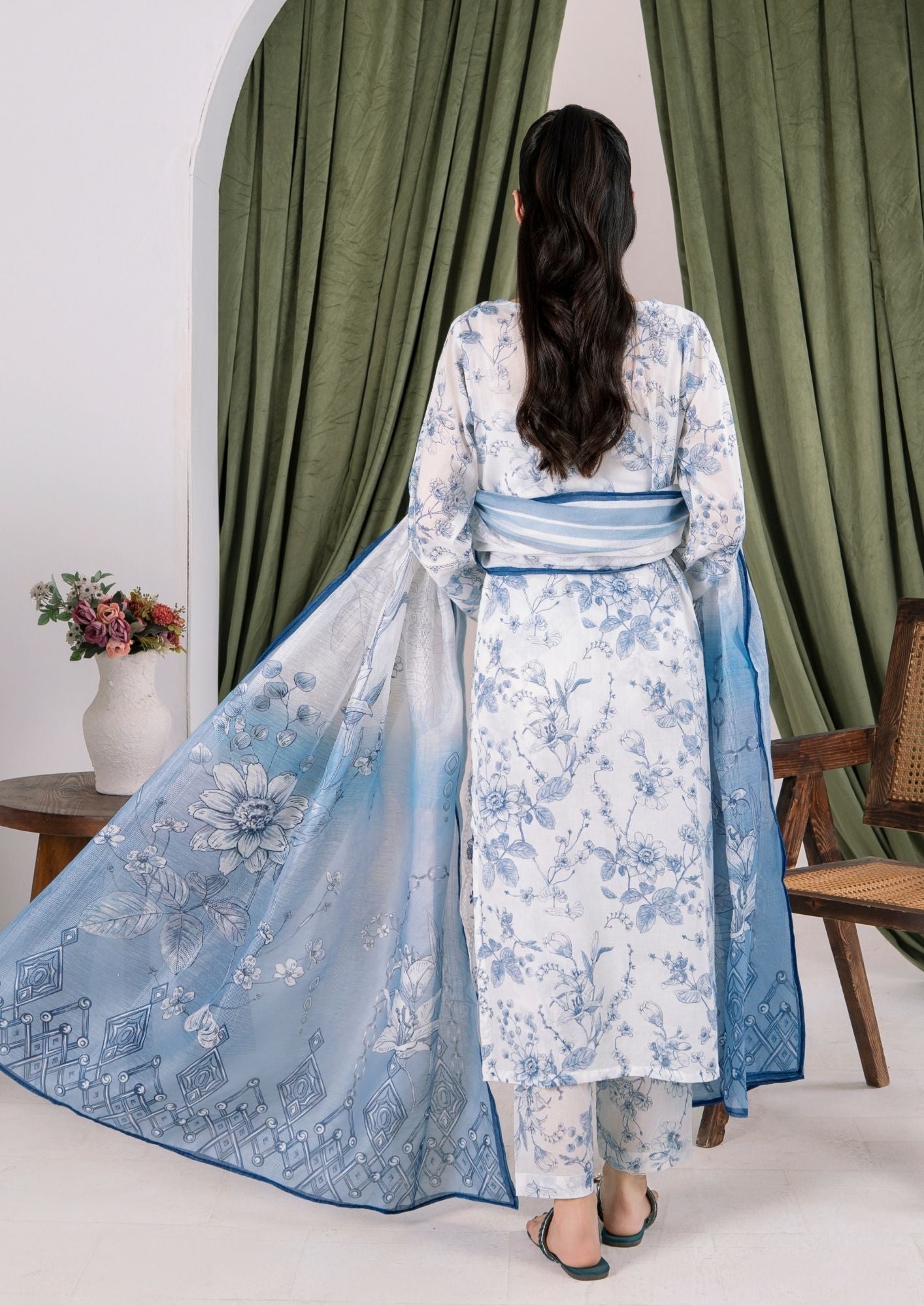 Alfatah Pret Printed Lawn with Embroidery RANAAI S25 0002 Women 3pcs