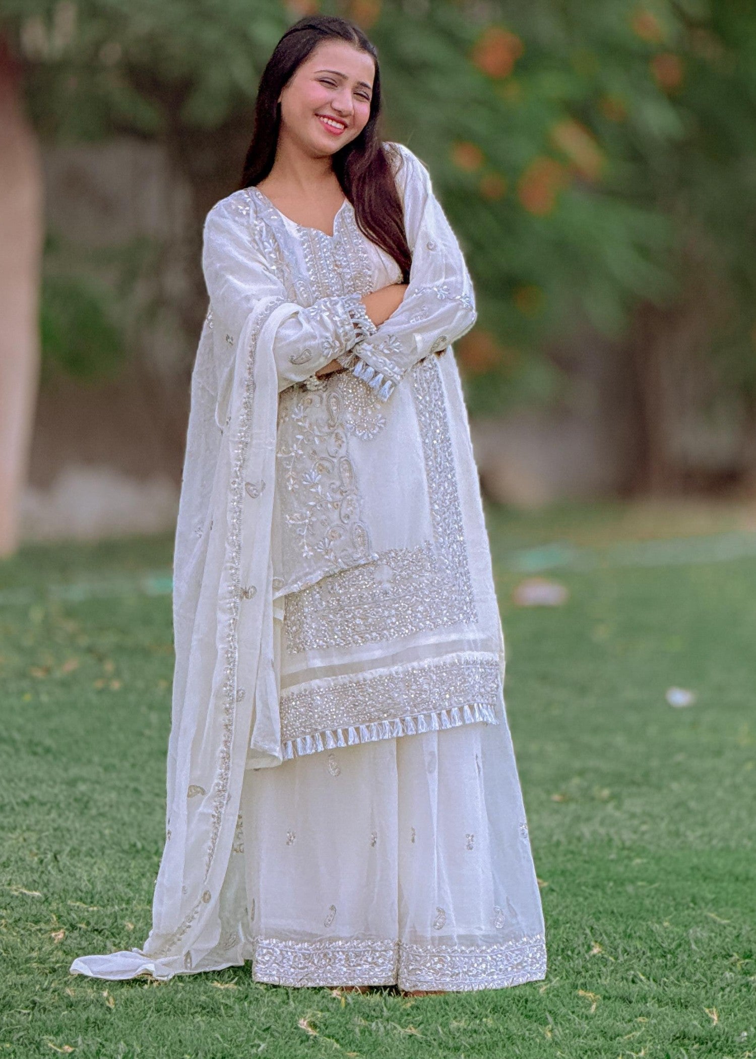 Inaaya Fashion Afsana off White Women 3pcs