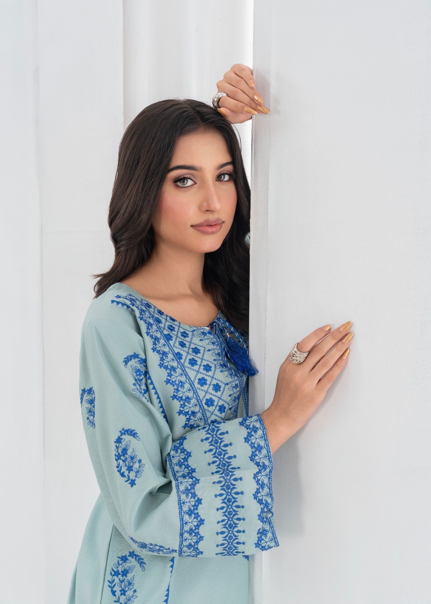 Stylish Collection JUGNU FEROZI (FARSHI SHALWAR) Women 2pcs