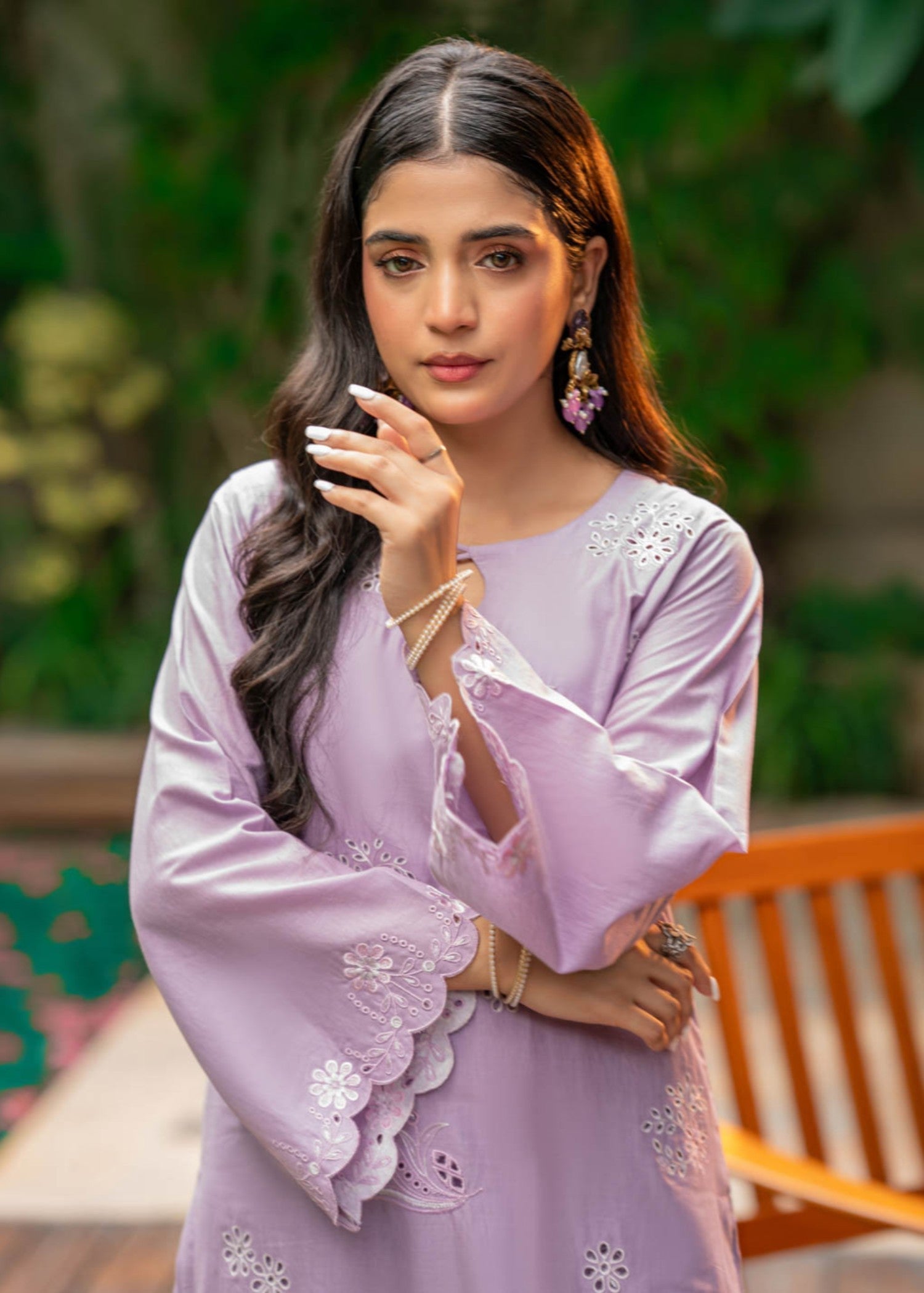 Tng (The Next Generation) Banafshaan | | Embroidered | Lilac Women 2pcs