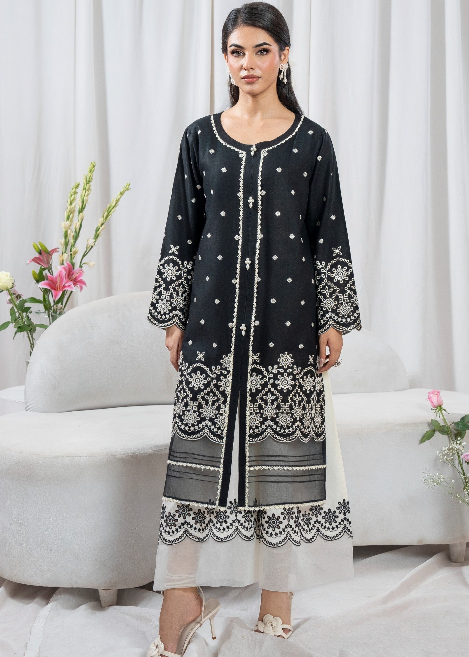 Zoya&Zafar Monochrome Maison Women 2pcs