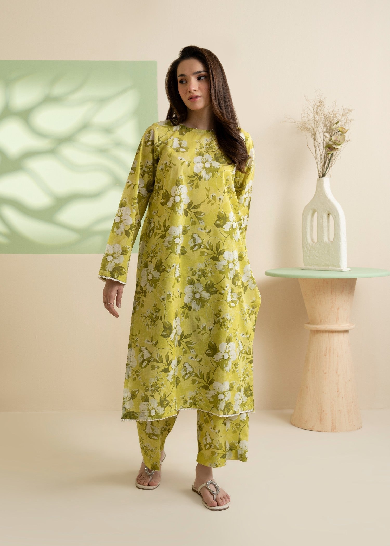 Zellbury WPS2522187 Green Women 2pcs