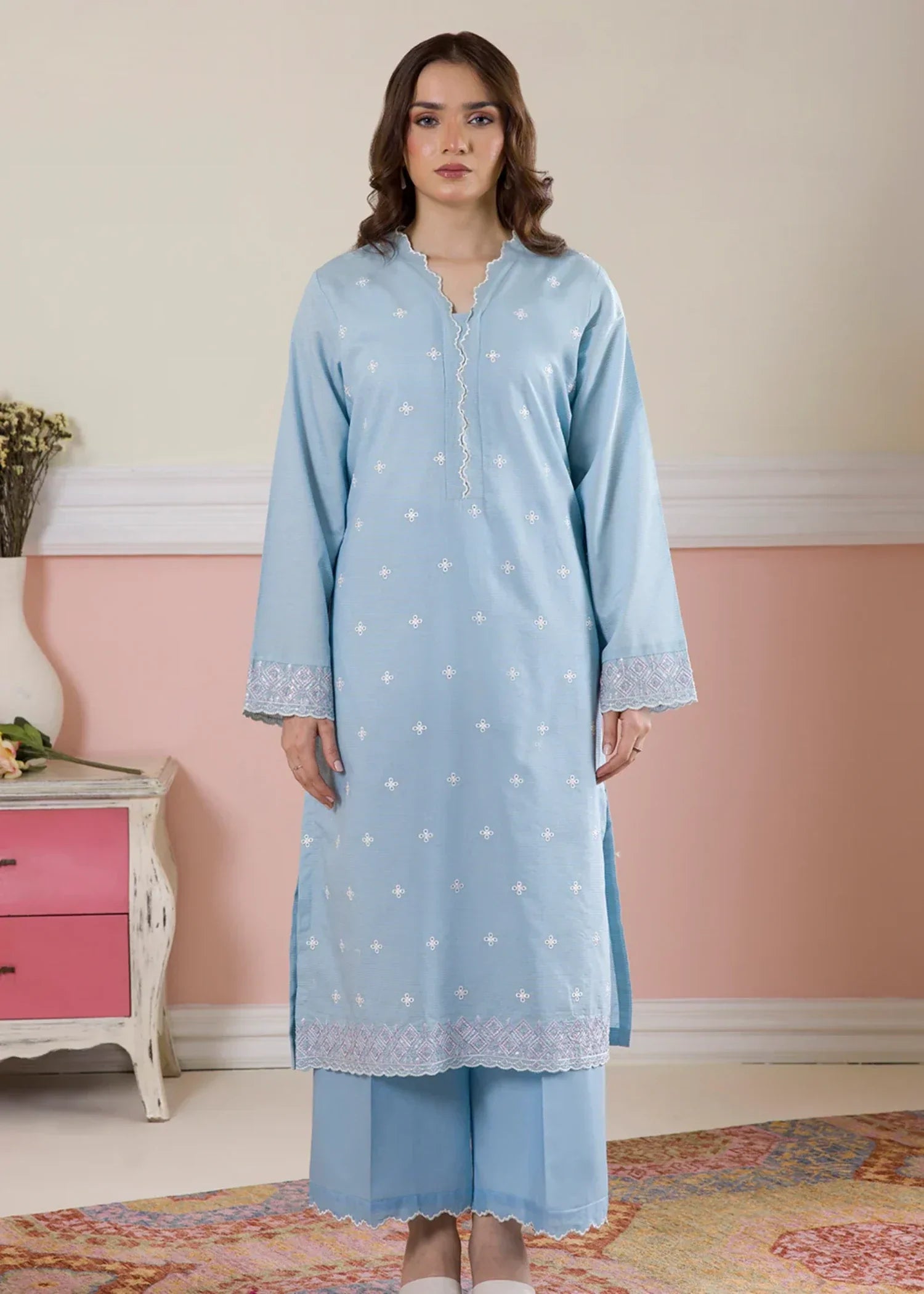 Zellbury WPS2521485 Sky Blue Women 2pcs