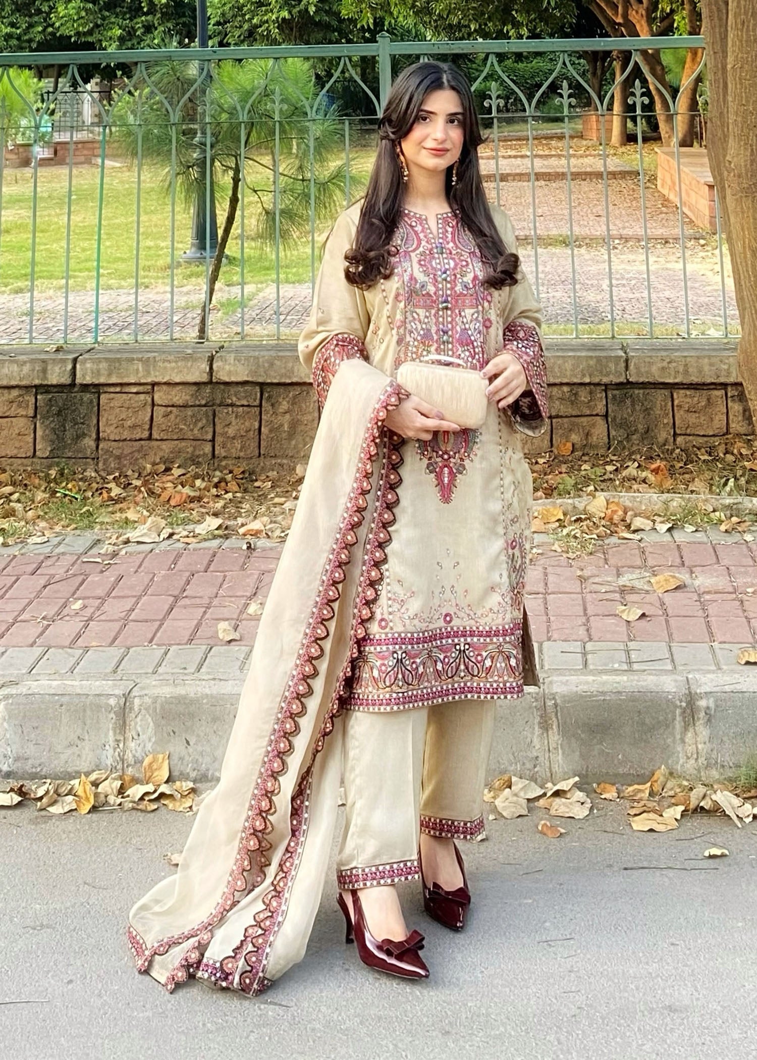 Zarqun 2519 Silk Women 3pcs