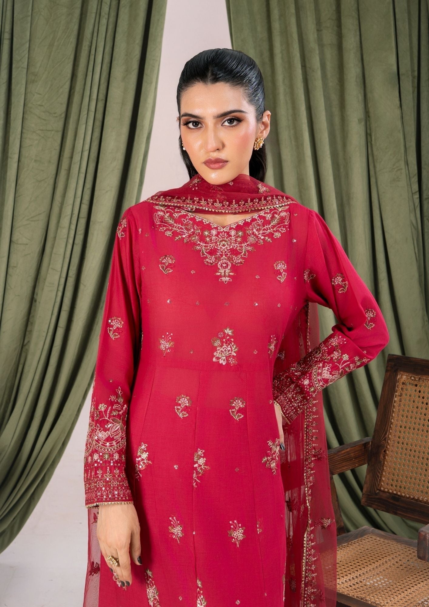 Alfatah Pret Embroidered Lawn ZAUQ S25 0005 Women 3pcs