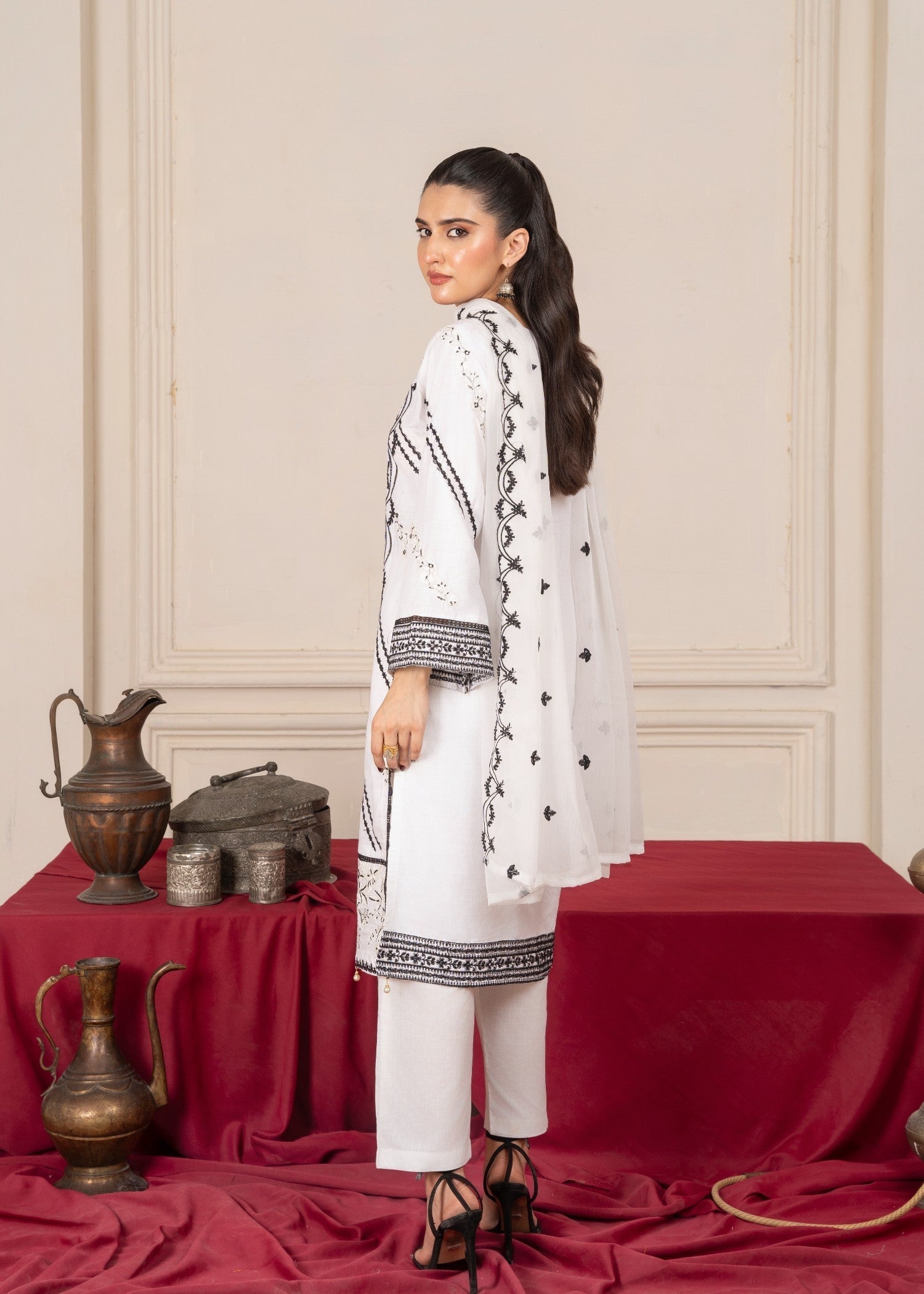 Four Season Boutique ZIRWAH COTTON WHITE Women 3pcs