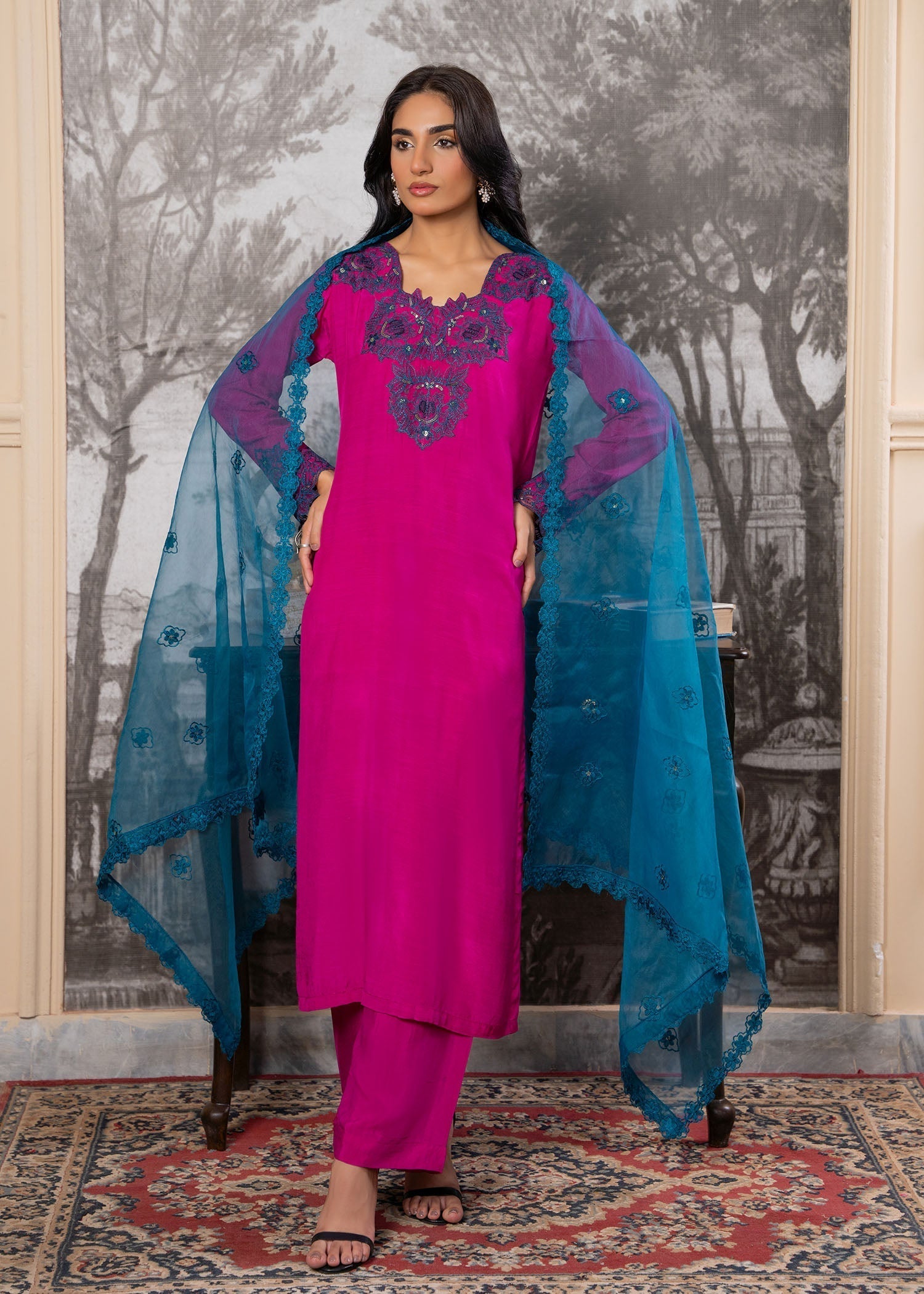 Momin Online Fuchsia Dream Women 3pcs