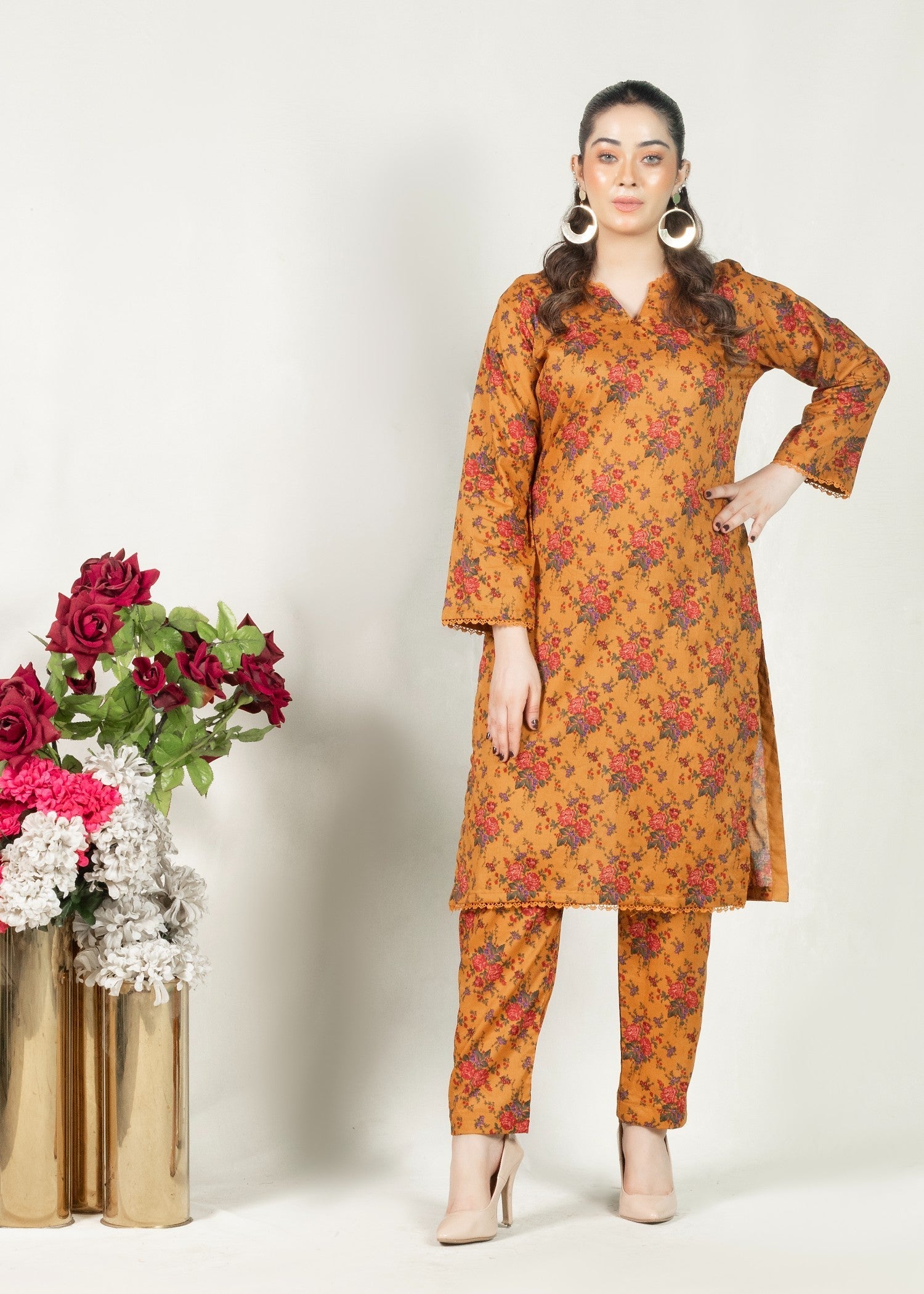Arosa Mustard Florals Women 3pcs