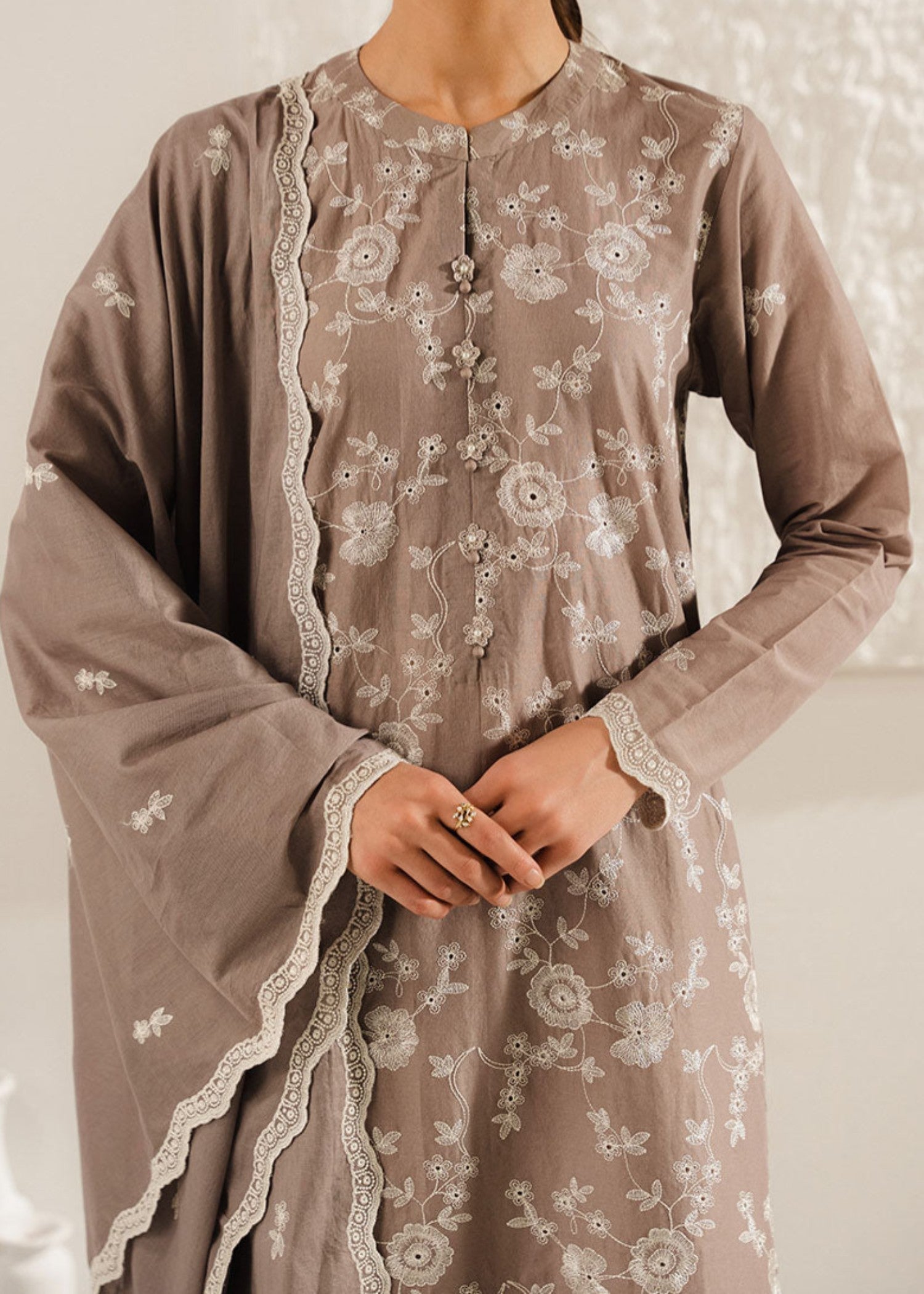 Cross Stitch TRANQUIL HAZE 0125RTWEMBLWN0302 Women 2pcs