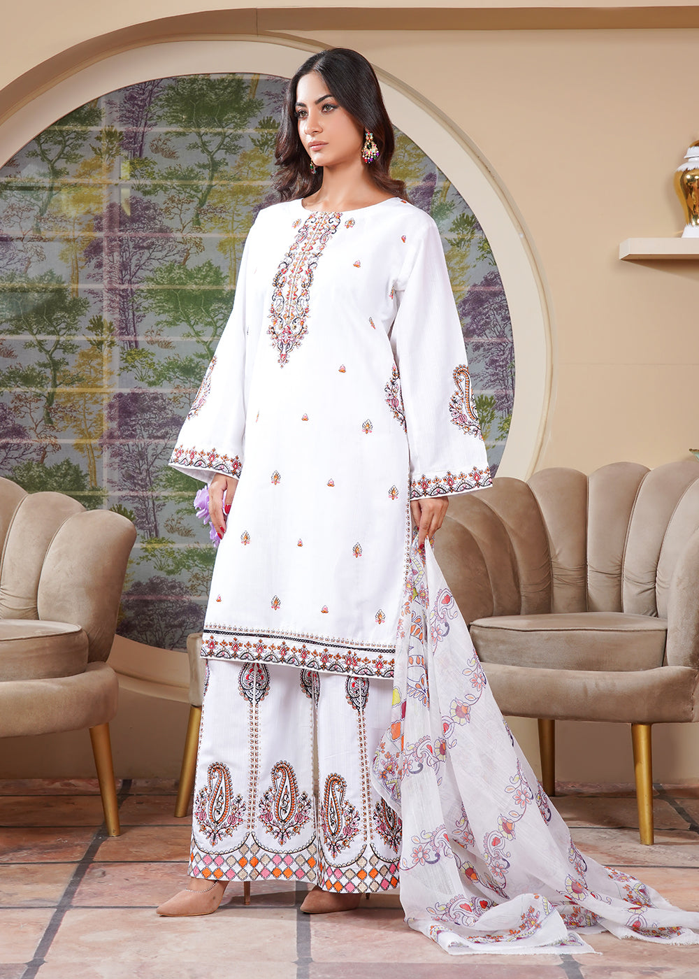 Elara Official White Radiance Women 3pcs