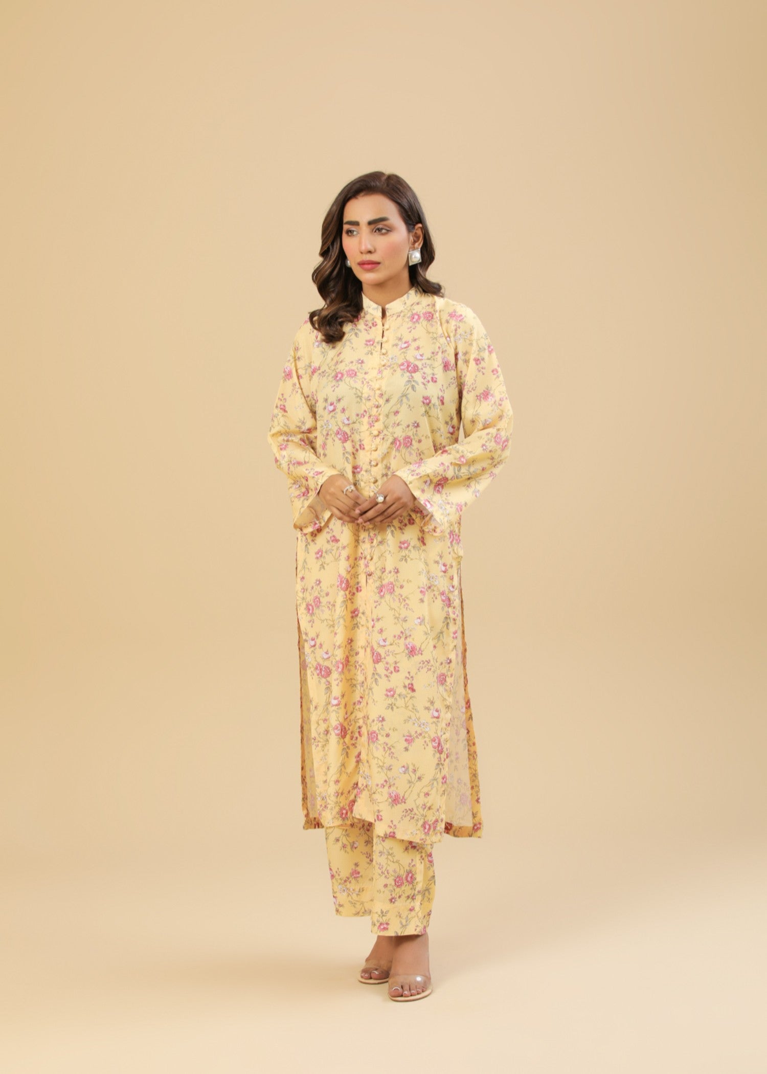 Zenyre Lemon Blossom Printed Set Women 2pcs