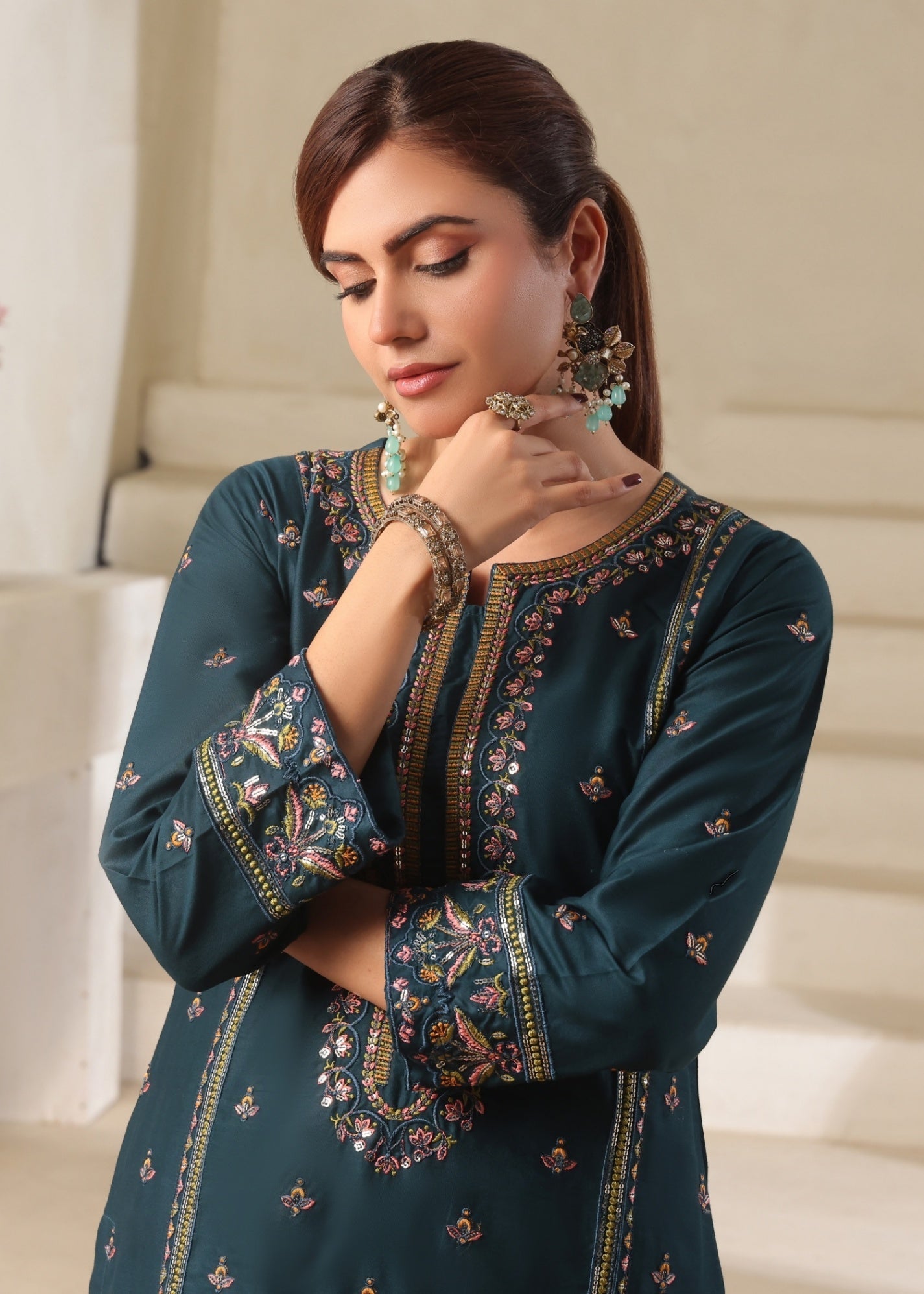 Ayra Pret Rang Deep Sea Green Women 2pcs