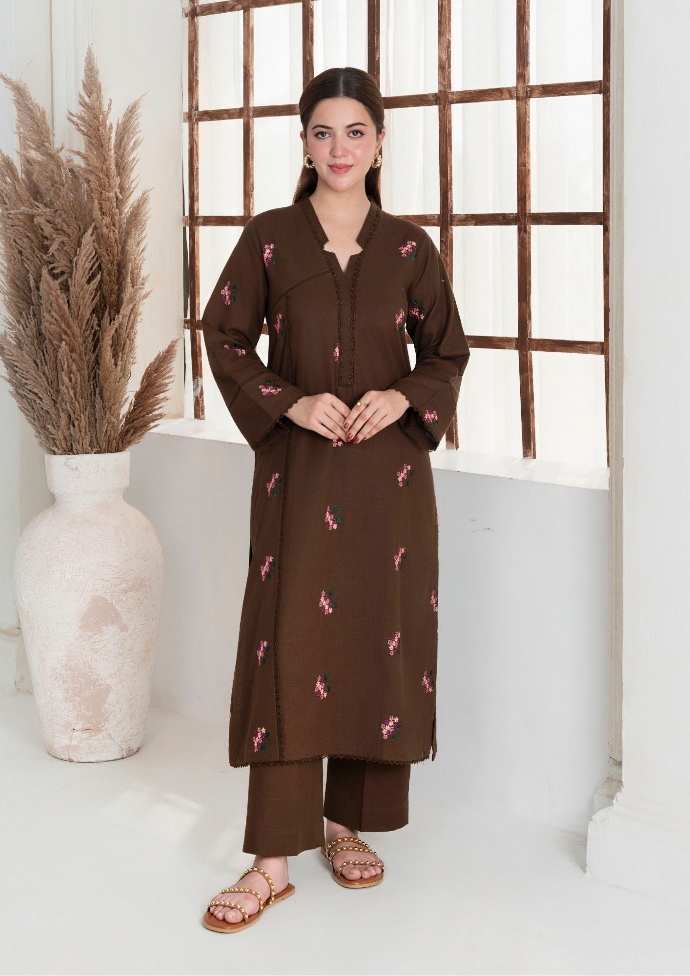 Yolo Pret Multi Embroidered Khaddar AML W25 0003 Women 2pcs