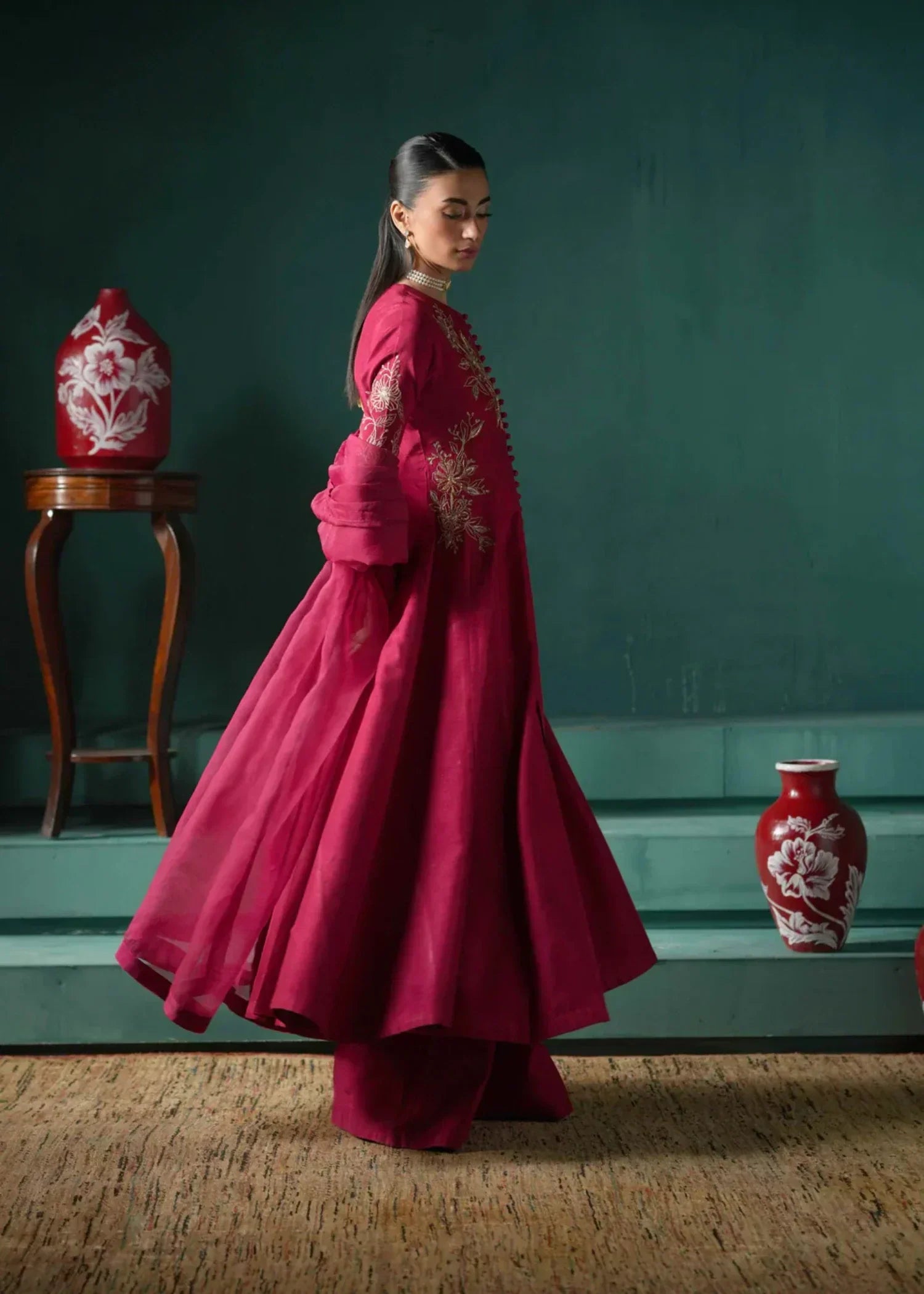 Jahaan Claret Women 3pcs