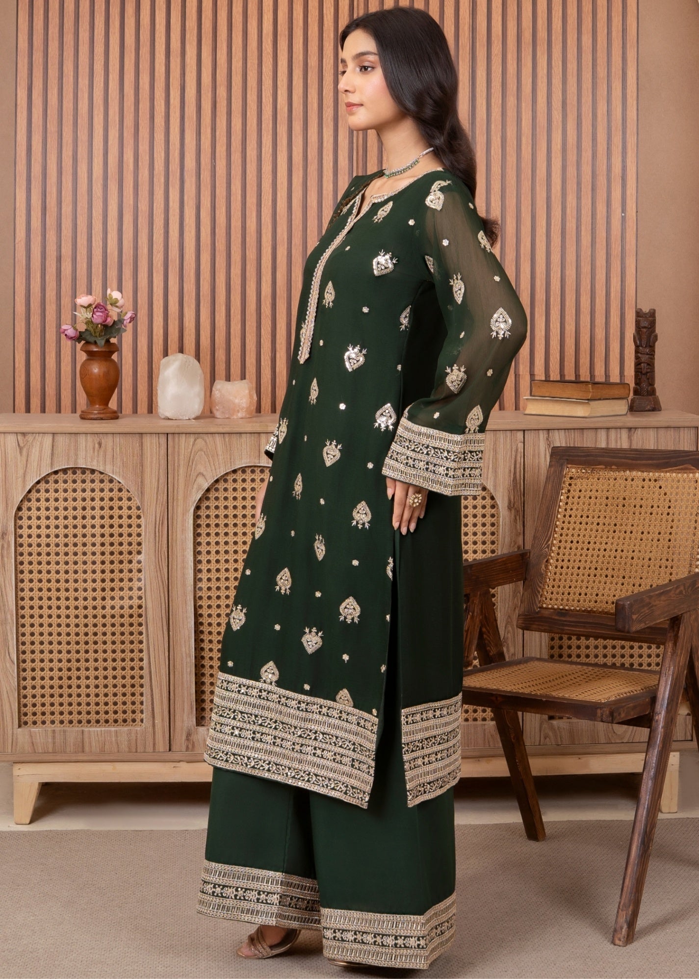 Abaan Zohan Ujala Green Women 3pcs