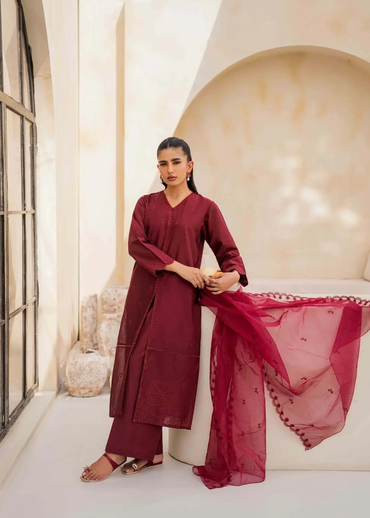 Ayesha Asif CELESTIAL BERRY SUIT Women 3pcs