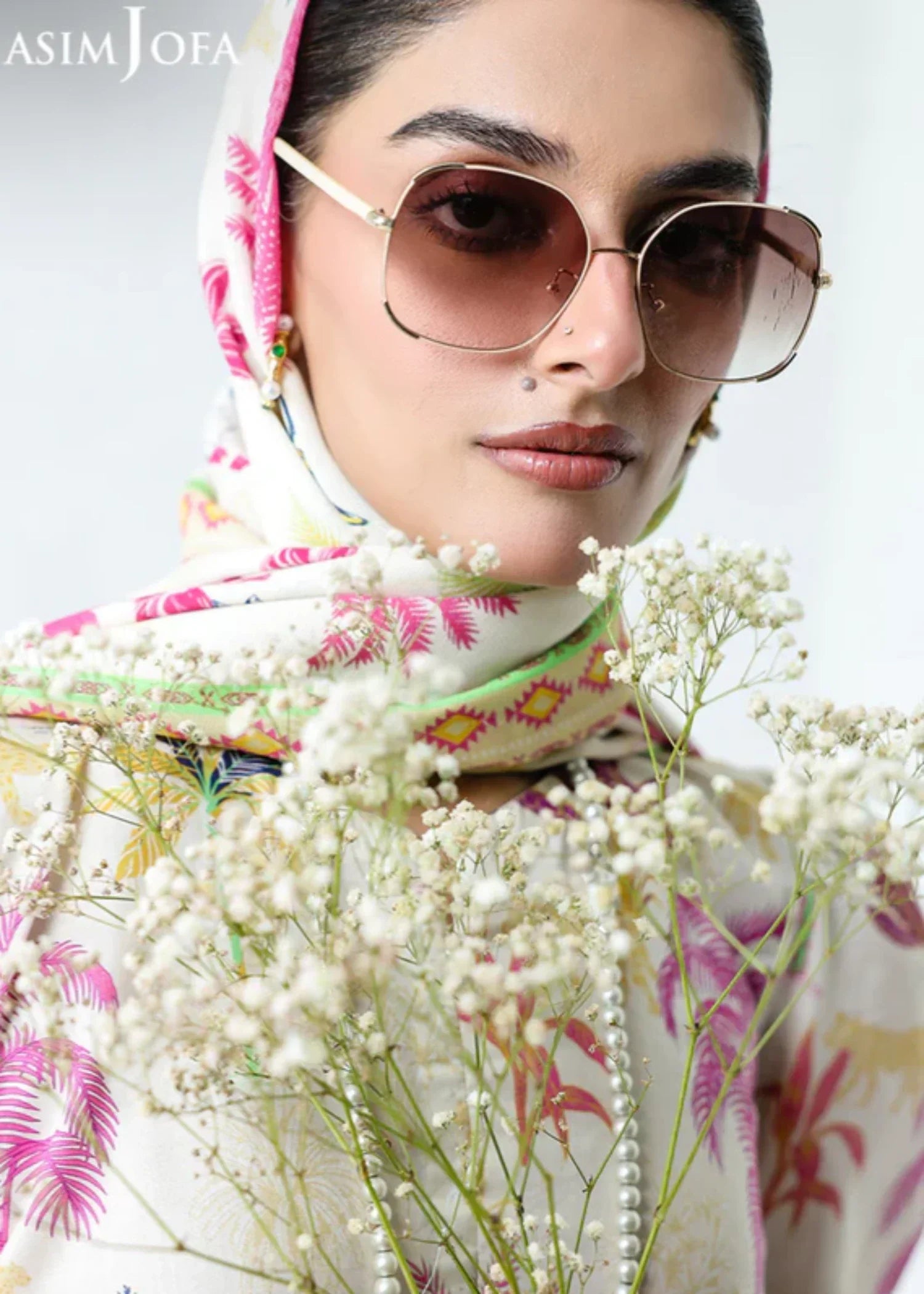 Asim Jofa AJPB 210 PRINTED CAMBRIC STITCHED Women 3pcs