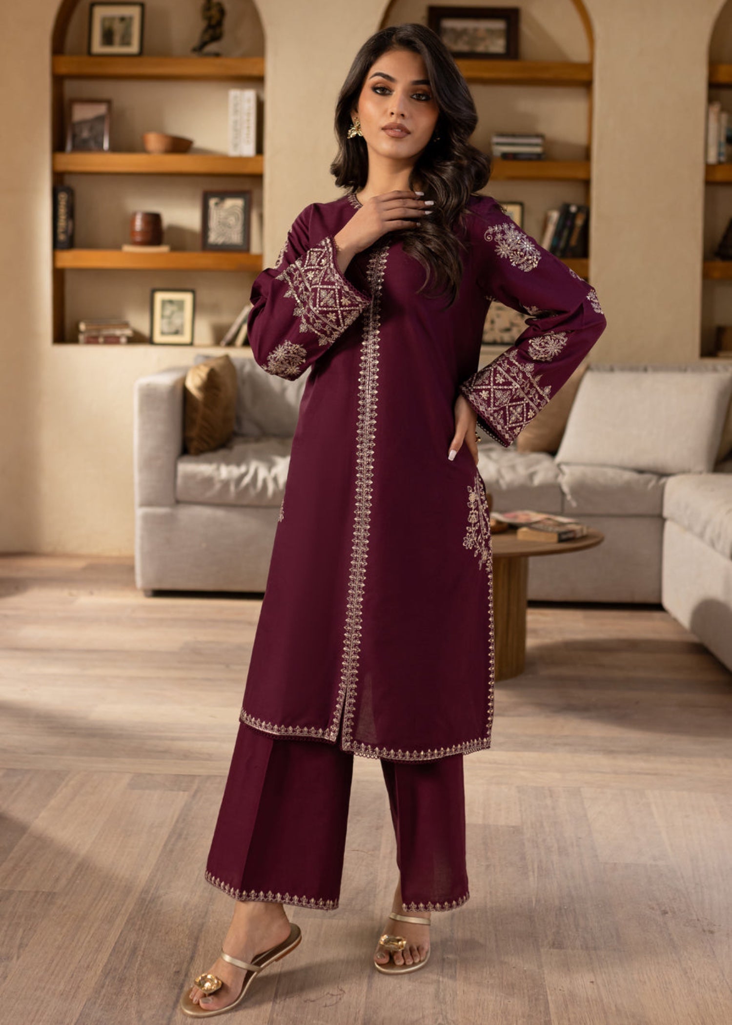 The Turkish Wear Nectar Plum Women 2pcs