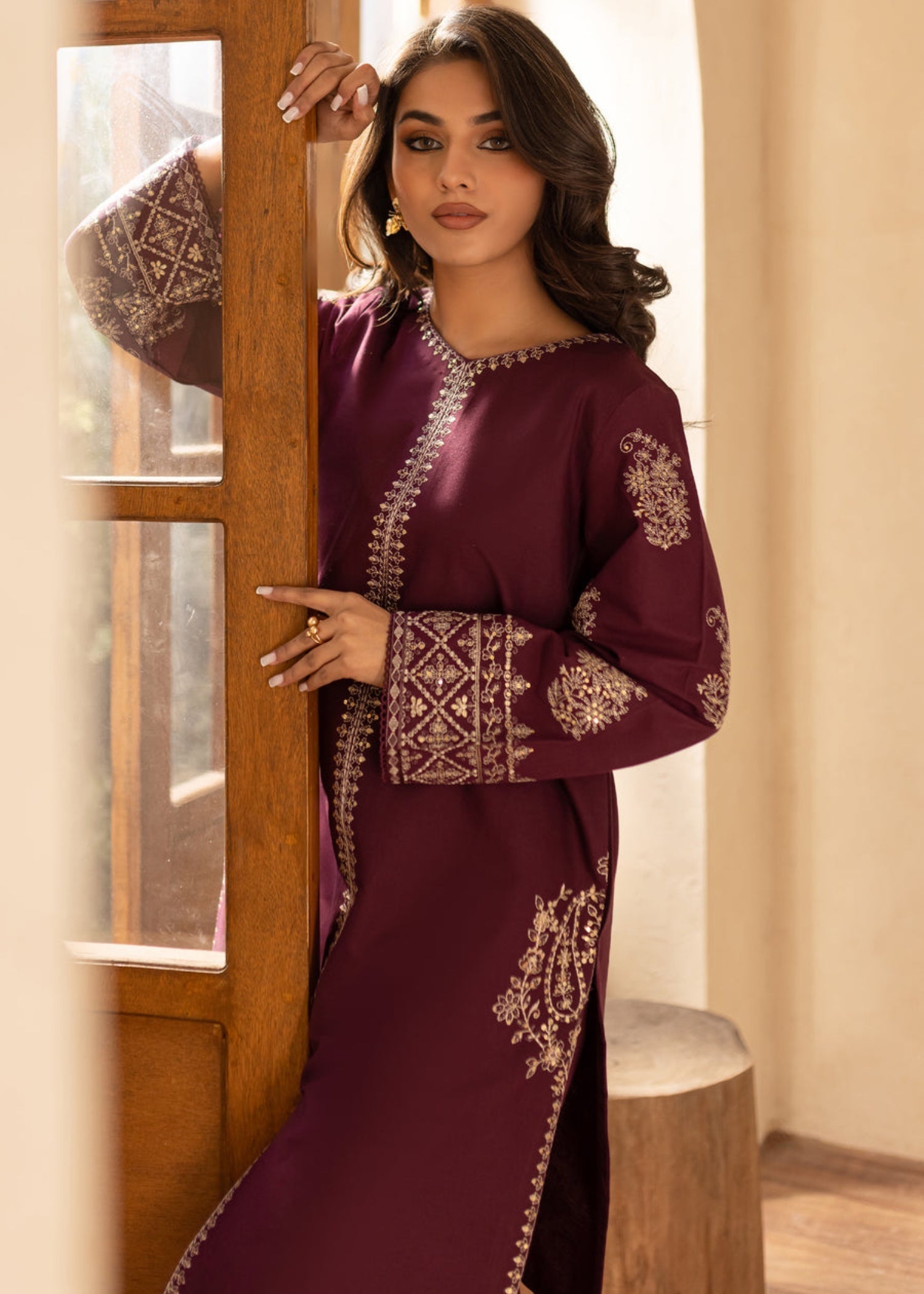 The Turkish Wear Nectar Plum Women 2pcs