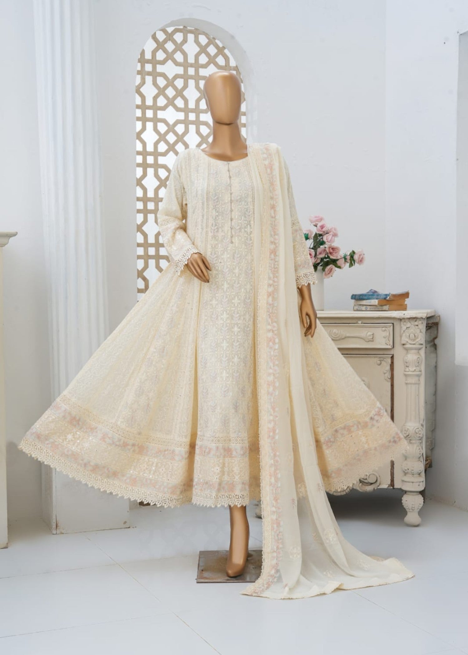 Ahmed Creations AYZEL CREAM Women 3pcs