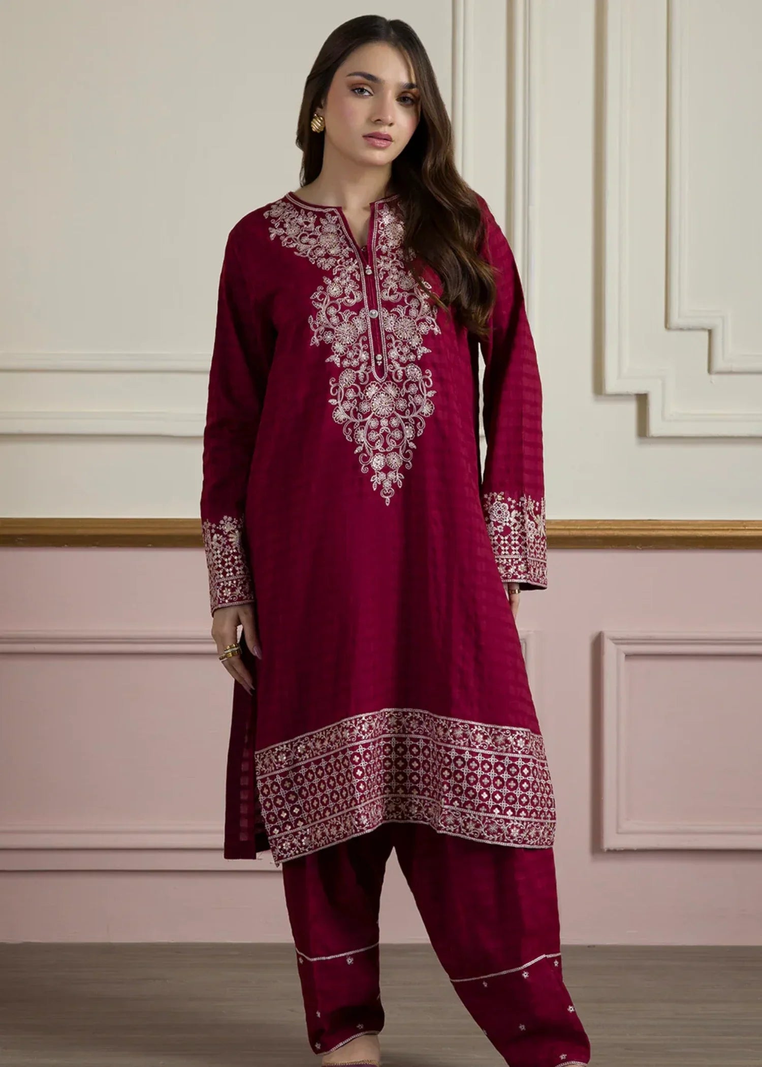 Zellbury WPS2522570 Maroon Women 2pcs