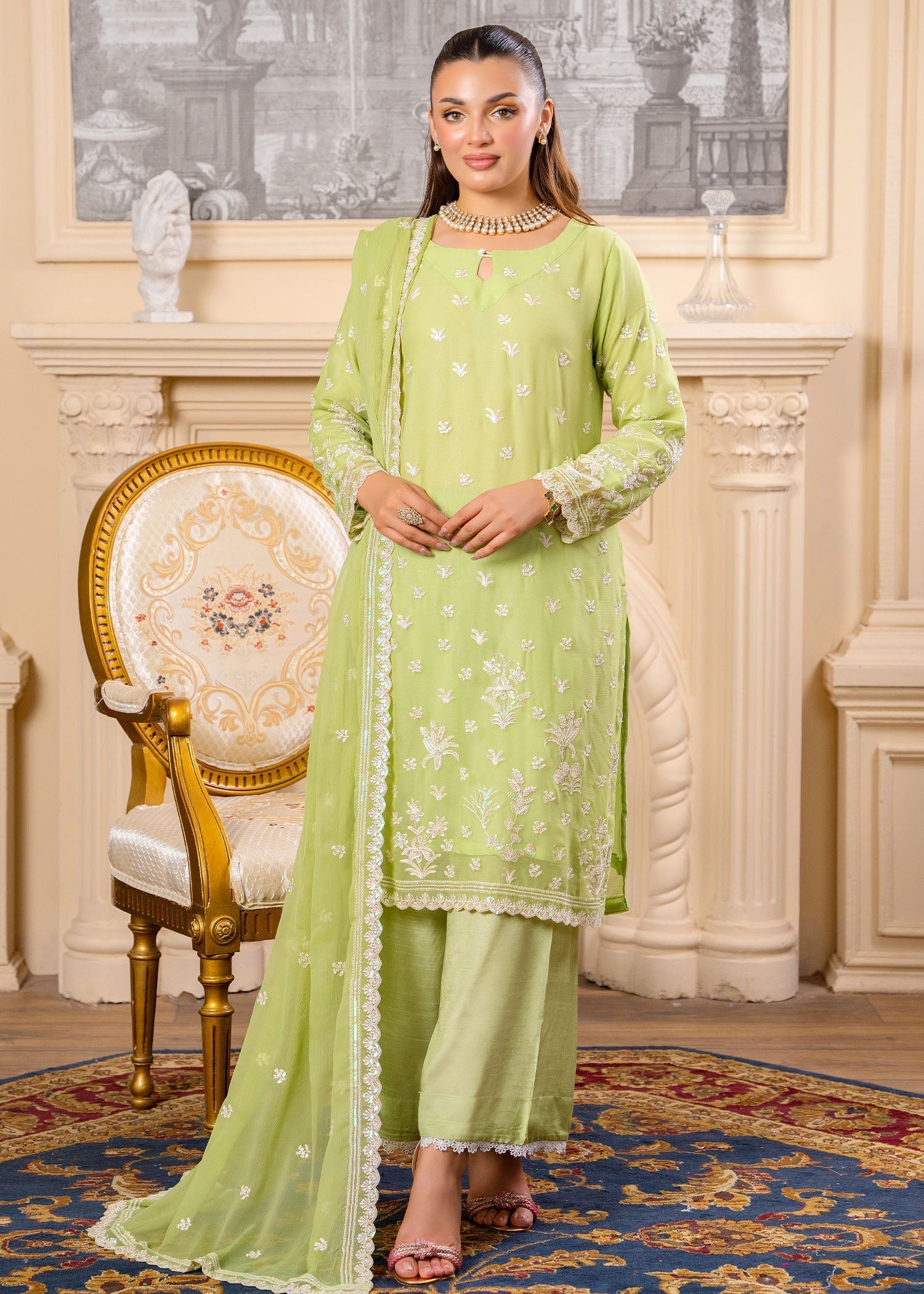 Zahab By M Mehek Women 3pcs