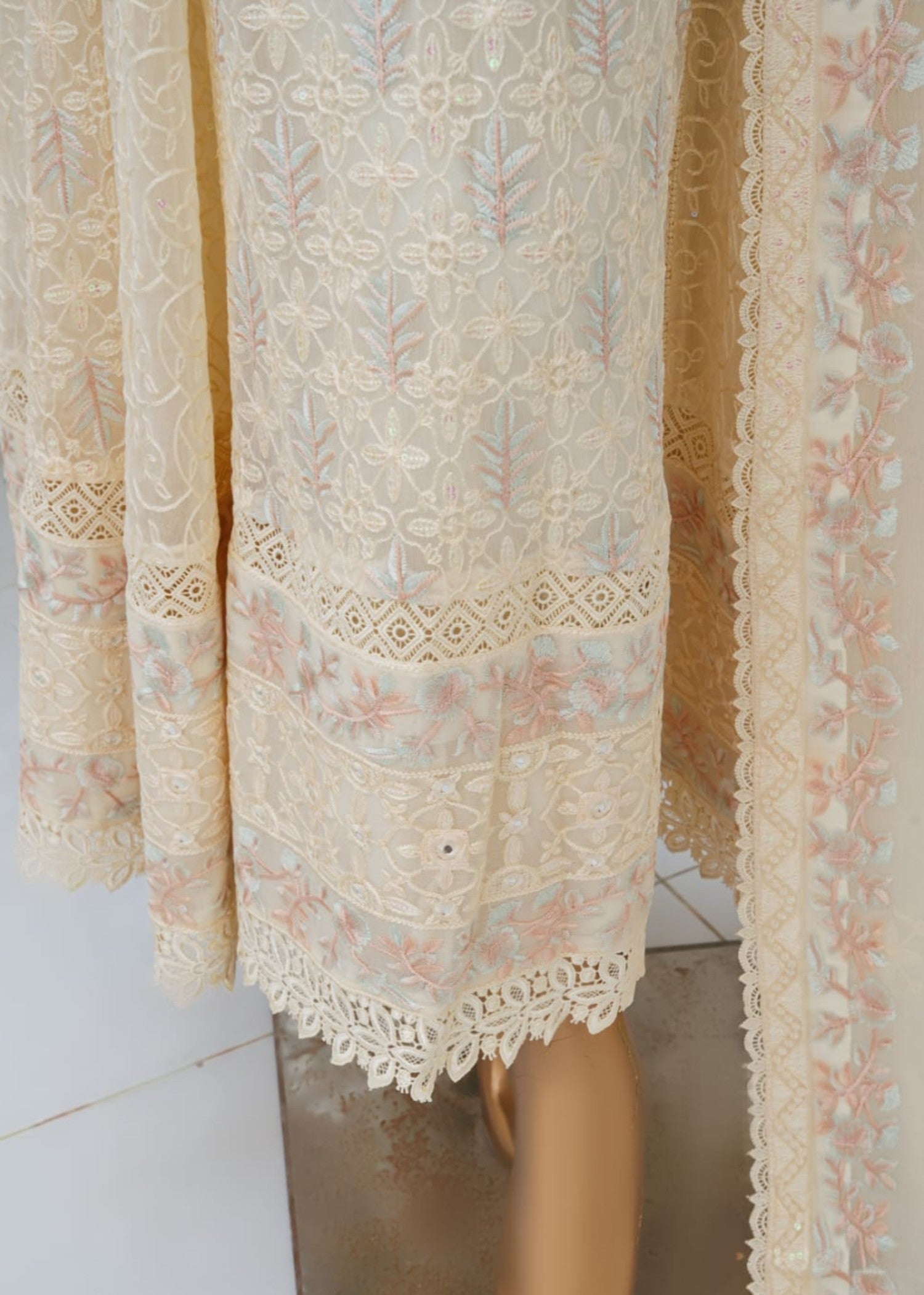 Ahmed Creations AYZEL CREAM Women 3pcs