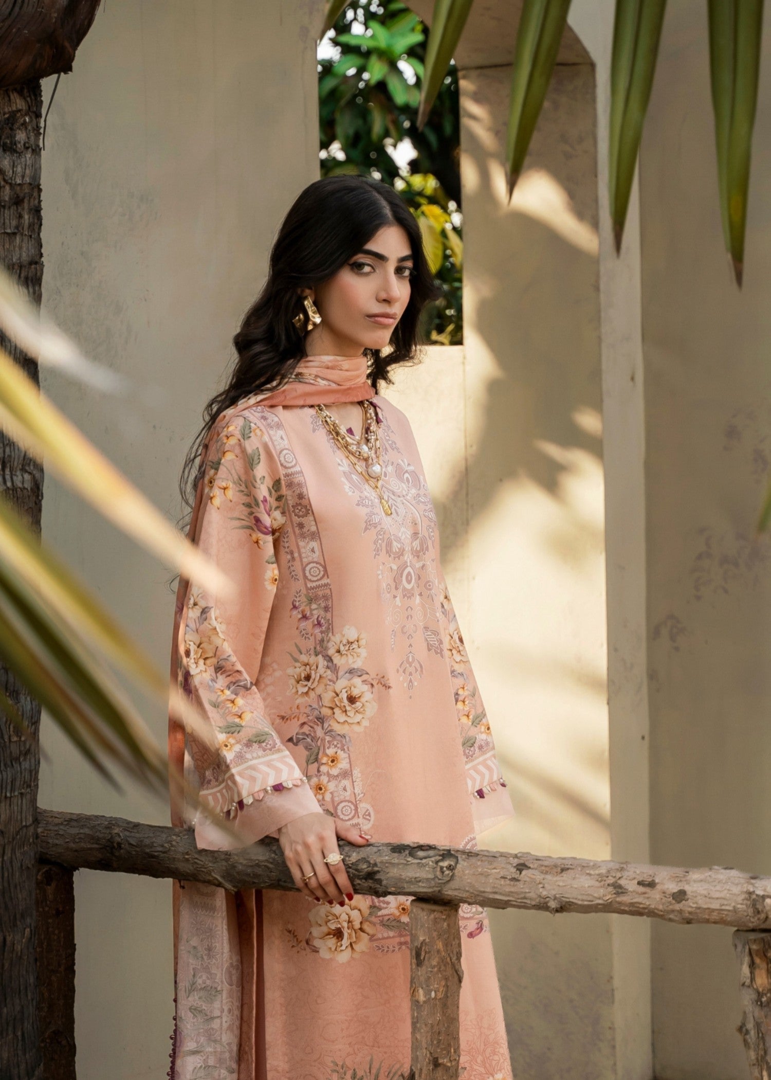 FIRDOUS Stitched Printed Lawn D141 Roselle Women 3pcs