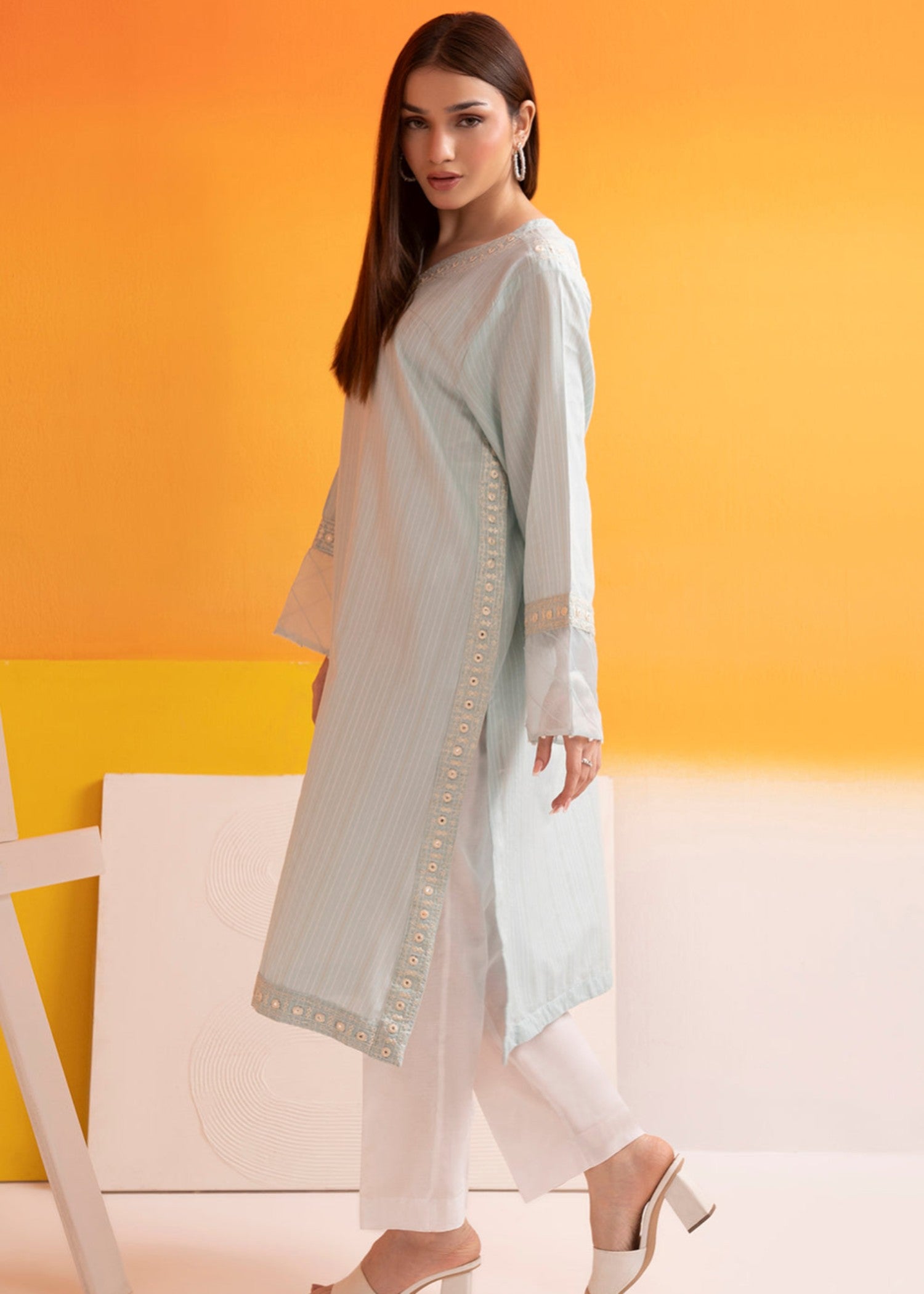 Zellbury WPS2512528 Sky Blue Women 1pcs