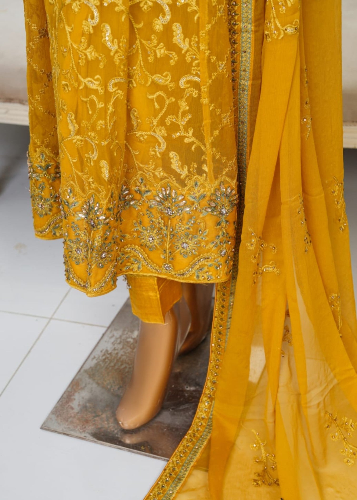 Ahmed Creations KINZA YELLOW Women 3pcs