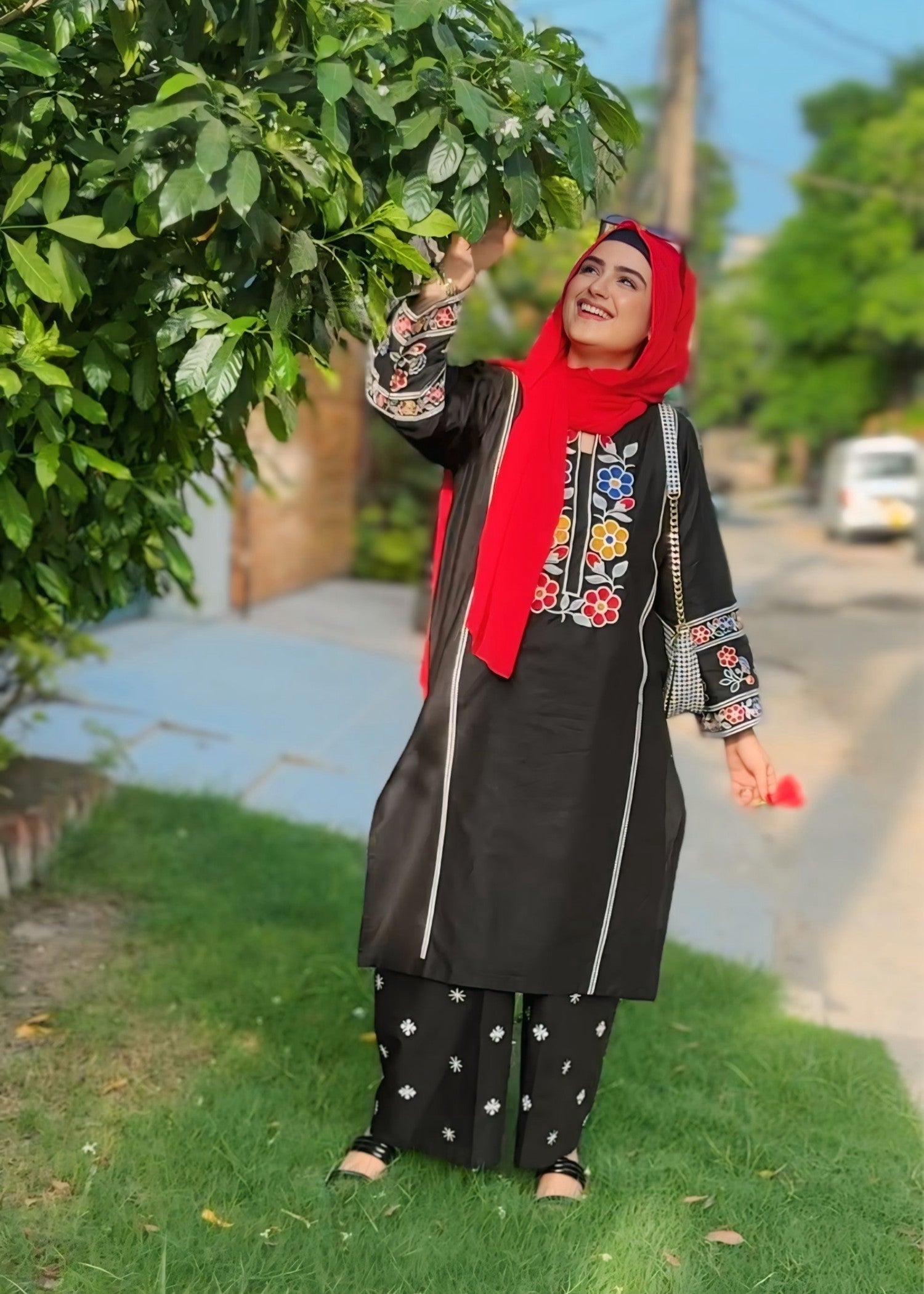 Shehroz Fashion ZARA LAWN EMBROIDERY SUIT FOR WOMEN AND YOUNG GIRLS Women 2pcs